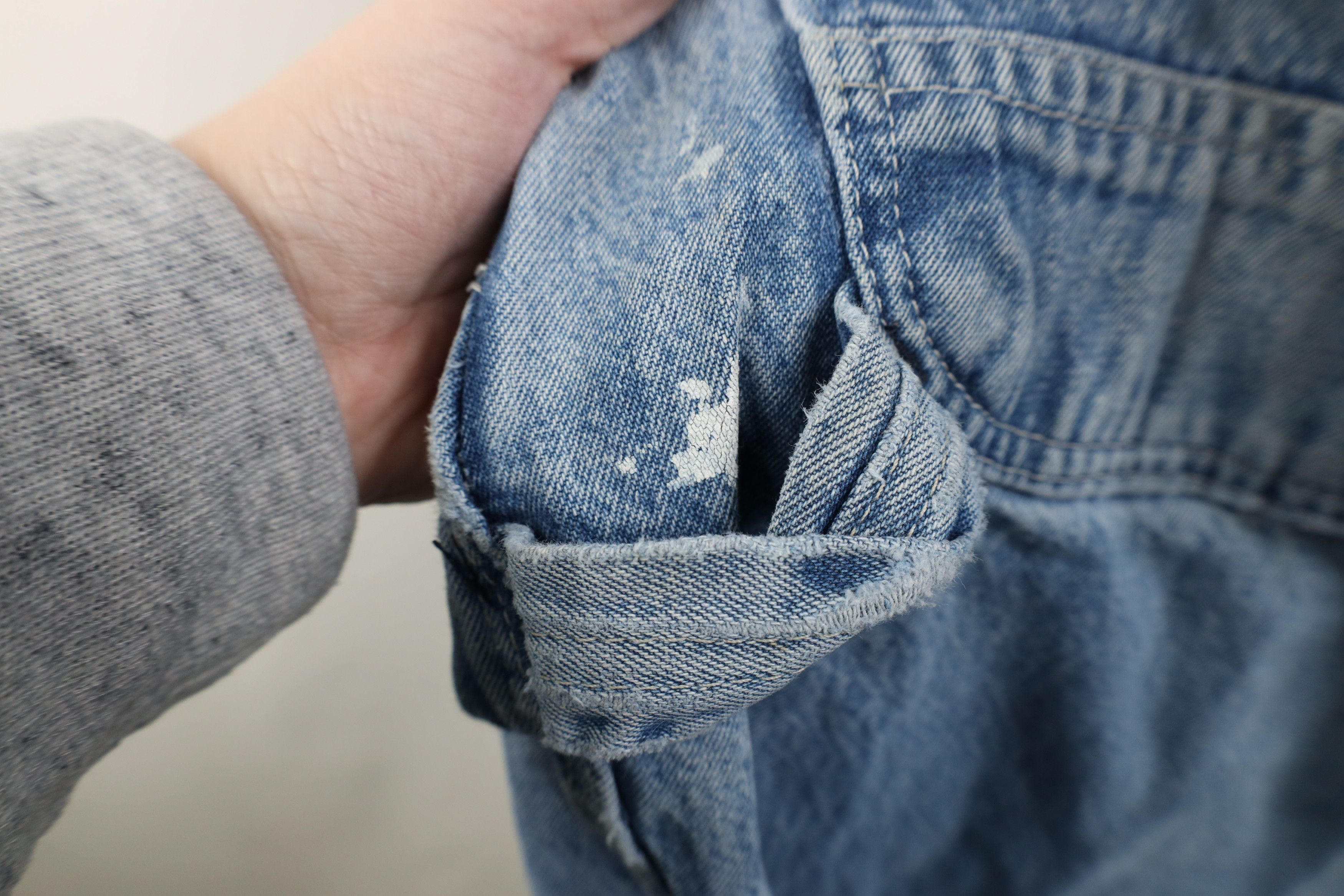 Vintage Vintage 90s Y2K Streetwear Thrashed Wide Leg Denim Overalls Size US 42 / EU 58 - 18 Thumbnail