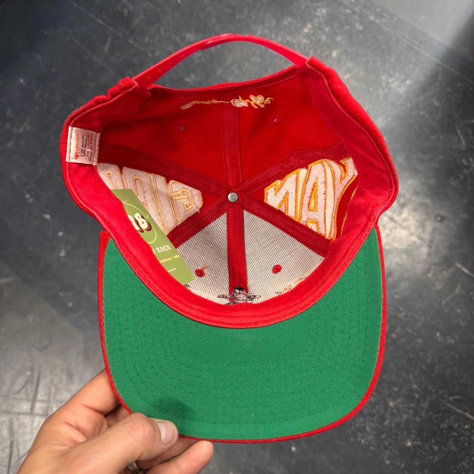 Vintage 90s Ryan Giggs Manchester FIFA Hat Size ONE SIZE - 6 Thumbnail
