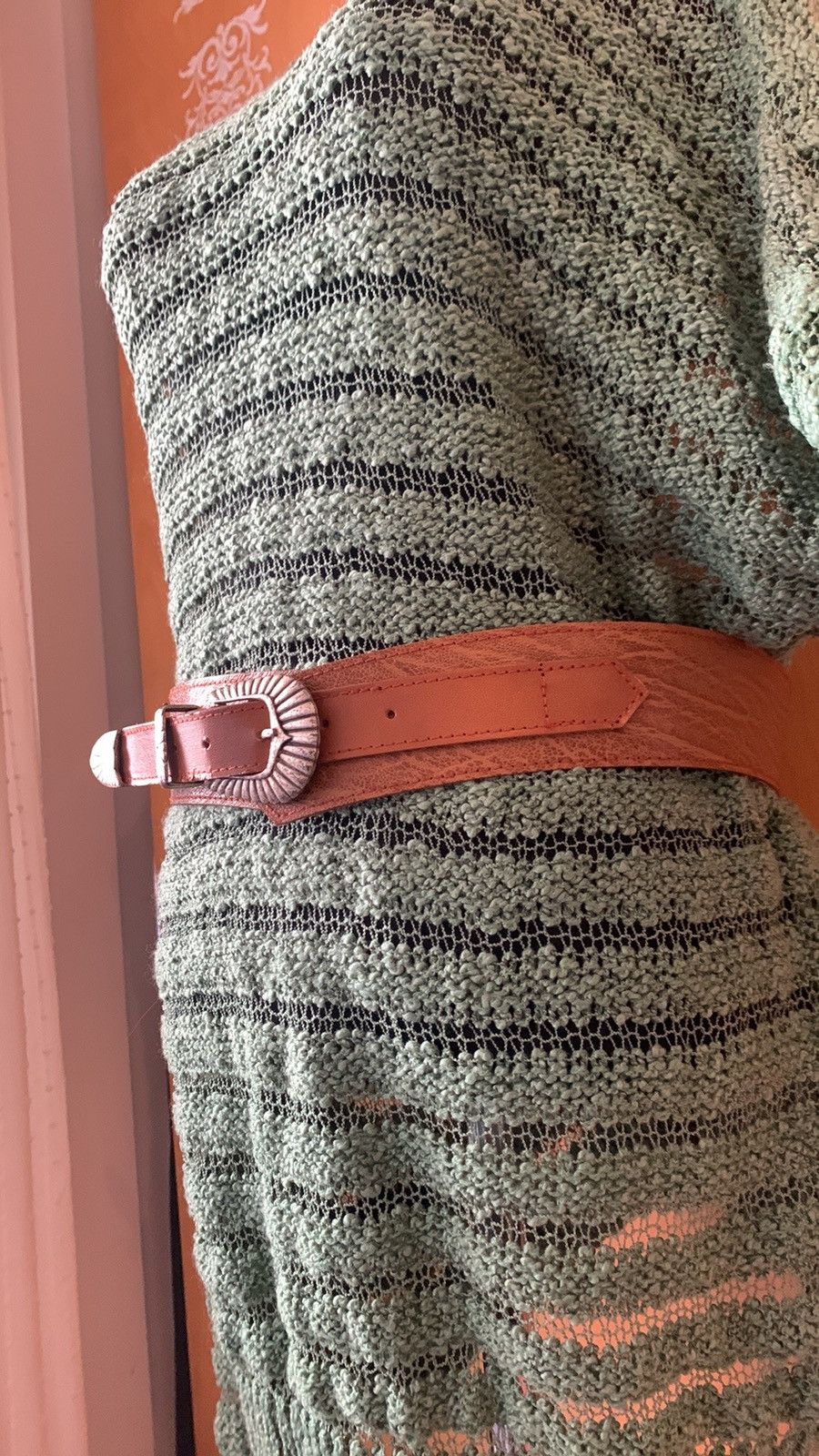 Designer × Other × Vintage Vintage 80s Leather Layered Belt Size ONE SIZE - 9 Thumbnail