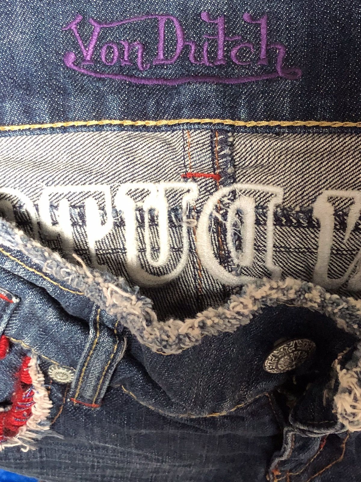 Von Dutch Von Dutch Angles Logo Jeans Size US 28 / EU 44 - 11 Thumbnail