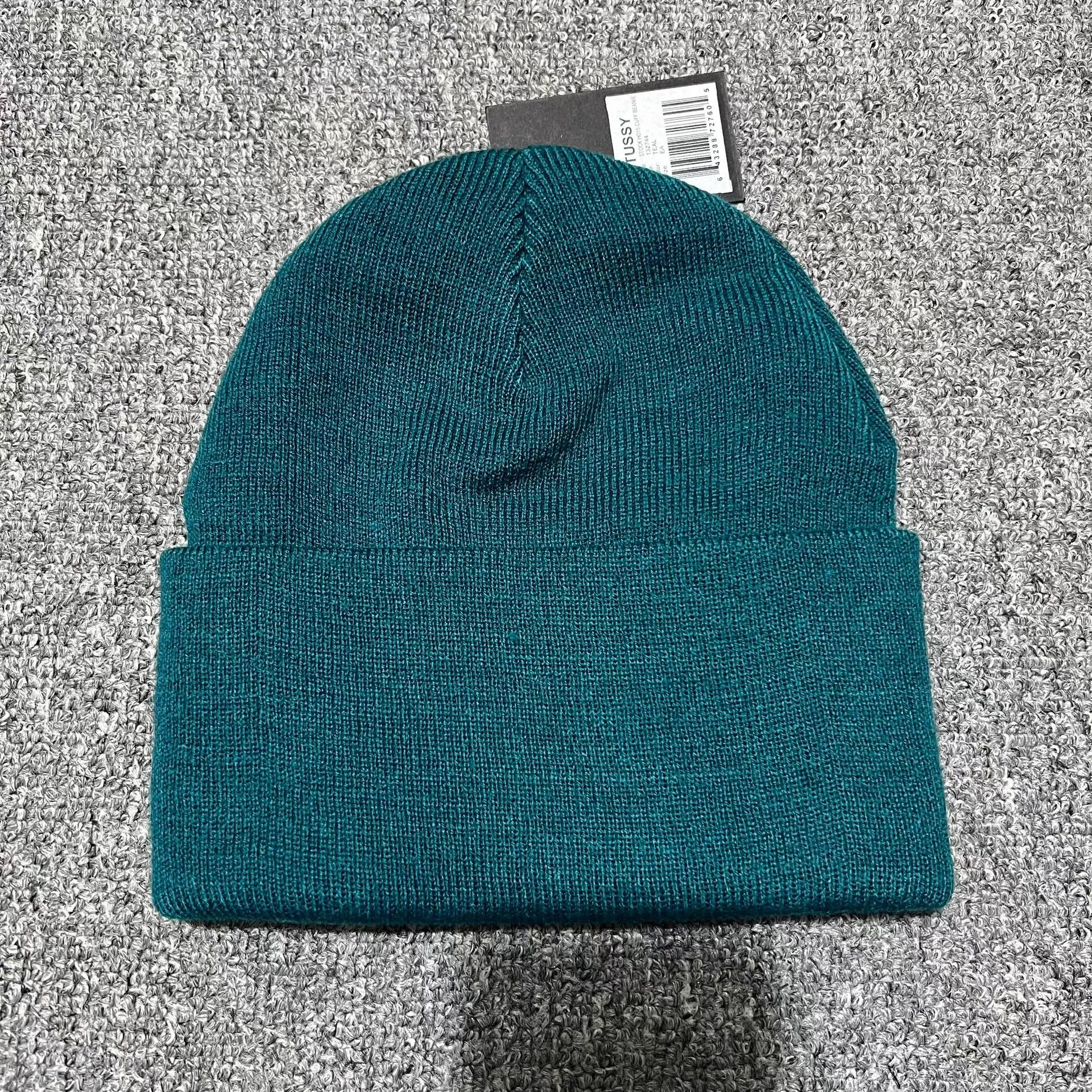 Stussy Stussy classic large logo embroidered knit beanie Q7 Size ONE SIZE - 2 Thumbnail