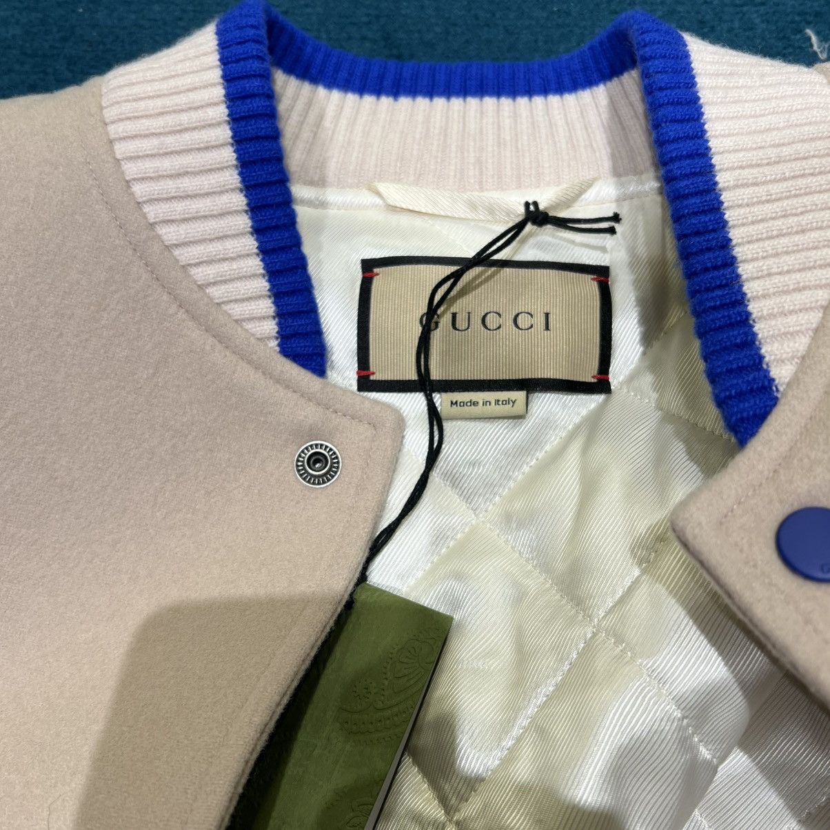 Gucci Gucci Embroidered Wool Bomber in Medium Size US M / EU 48-50 / 2 - 7 Thumbnail