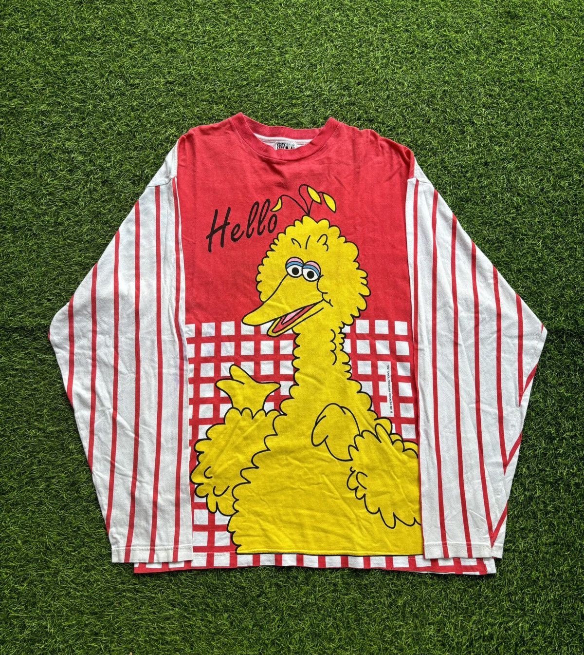 Cartoon Network Vintage Bigbird Sesame Street Big Print Longsleeve Size US XL / EU 56 / 4 - 1 Thumbnail