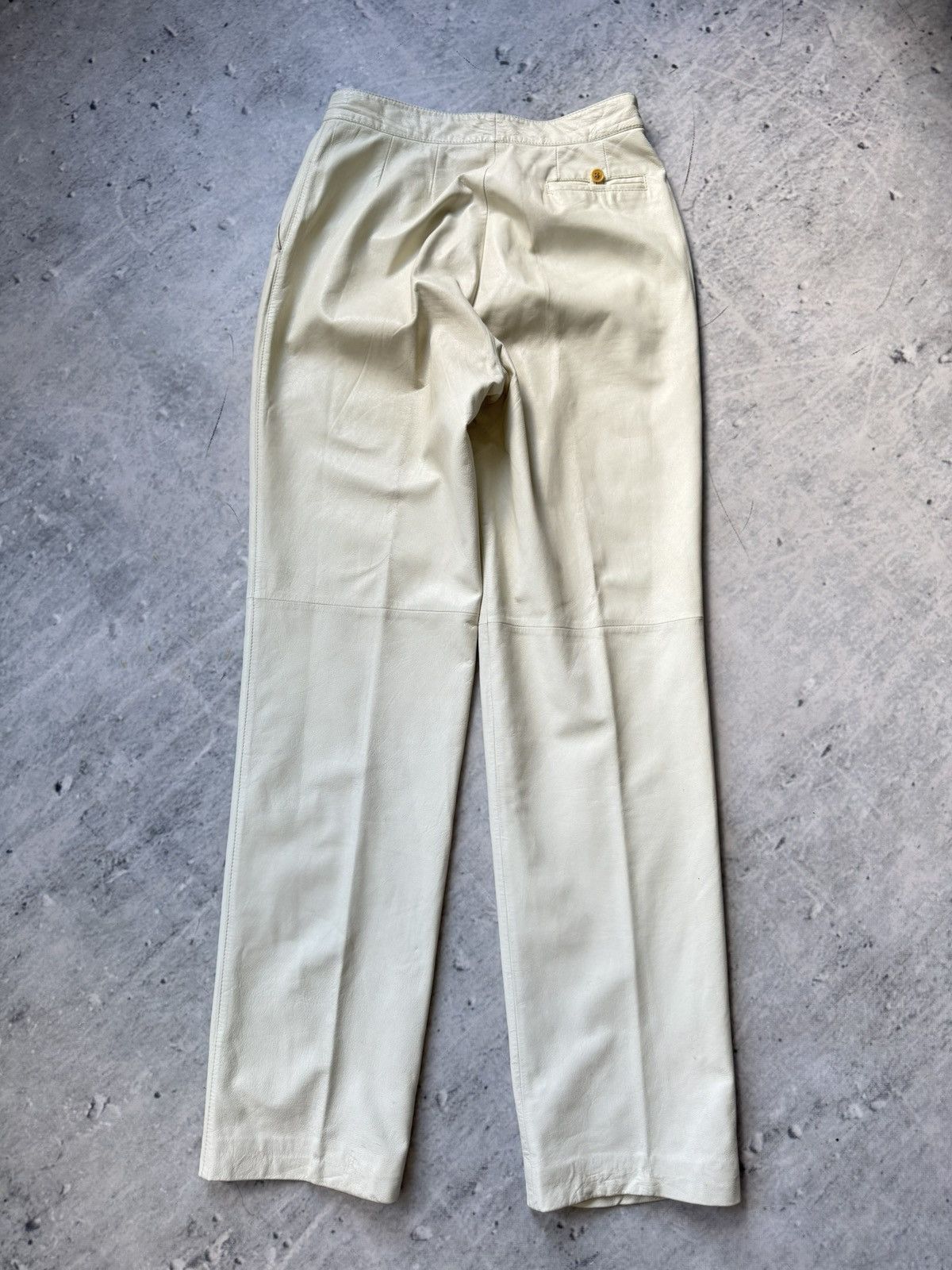 Thierry Mugler 🫨🫨Awesome luxury rare Thierry Mugler leather pants 80-90s Size 32" / US 10 / IT 46 - 2 Thumbnail