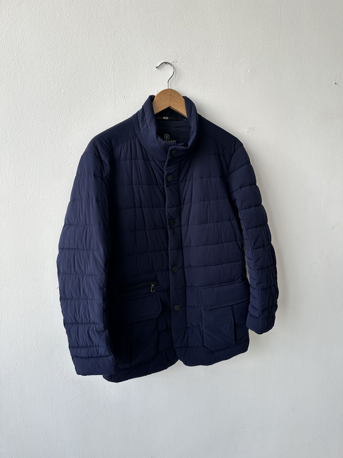 Schneiders Schneiders Salzburg Navy Quilted Micro Down Jacket Size US S / EU 44-46 / 1 - 3 Thumbnail