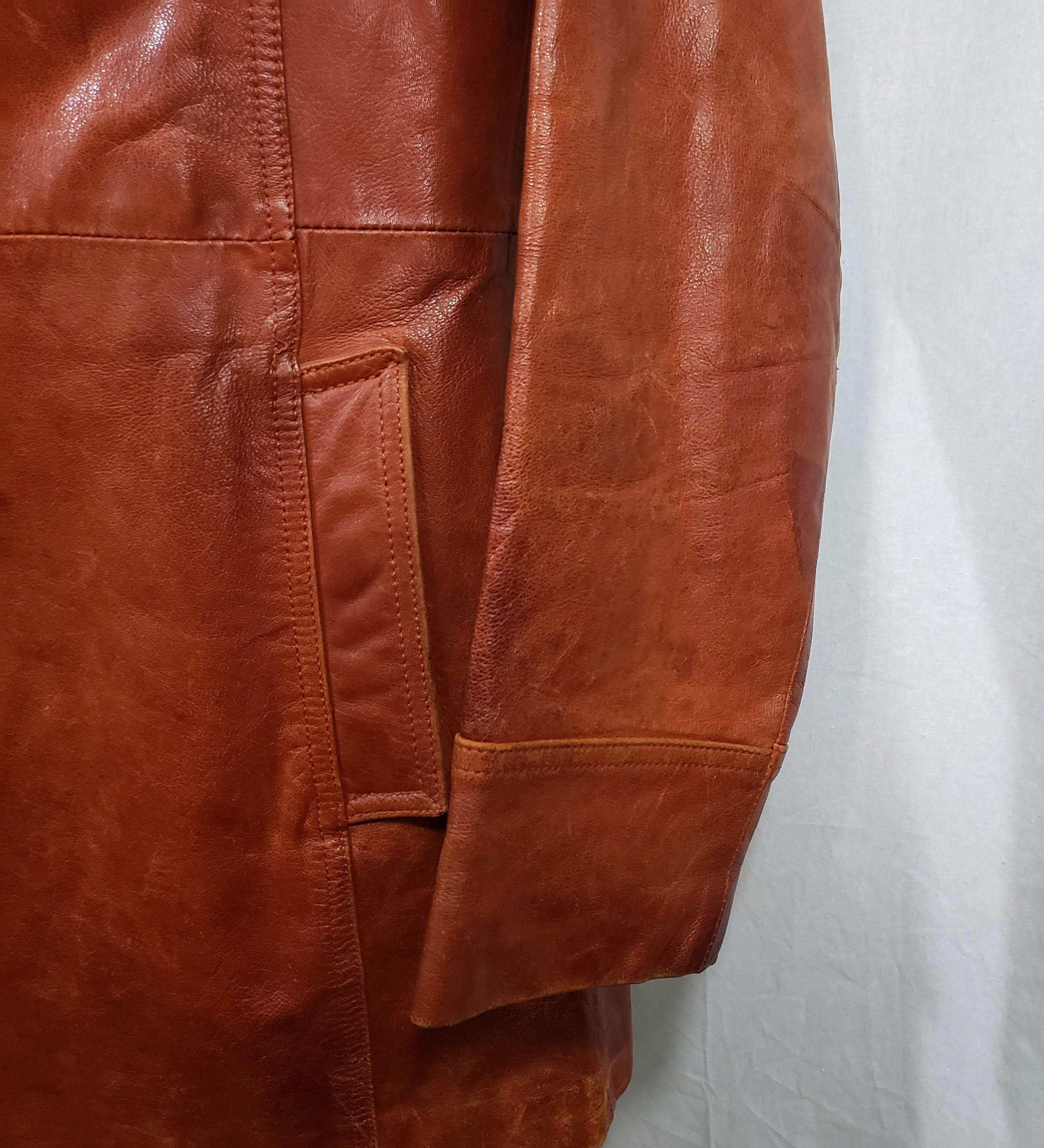 Designer × Pierre Balmain × Vintage Mint Vtg 70s Pierre Balmain button-up leather disco jacket Size US S / EU 44-46 / 1 - 5 Thumbnail