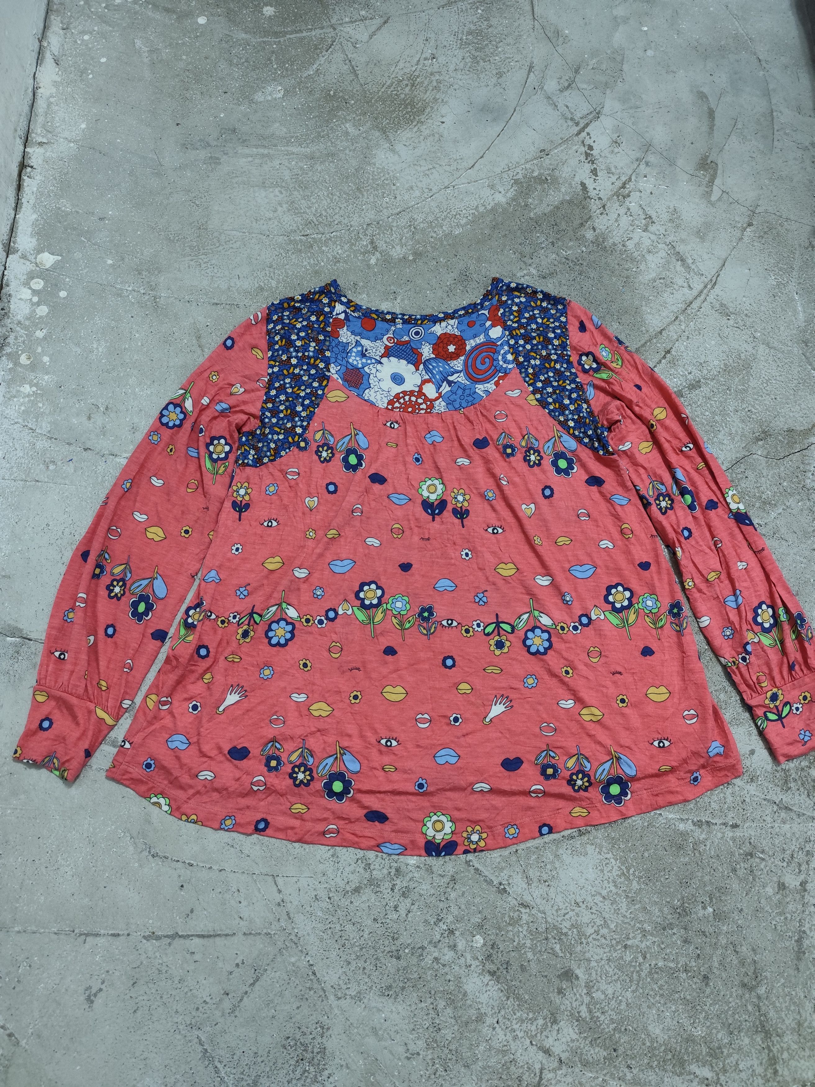Issey Miyake Tsumori chisato spring collection longsleeve floral aop Size L / US 10 / IT 46 - 8 Thumbnail