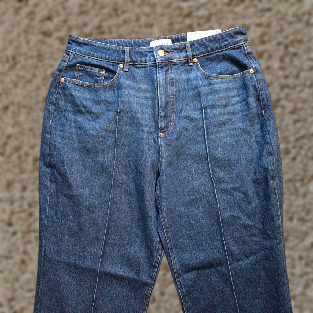 Loft LOFT Jeans Womens 31 Blue Straight High Rise Curvy Stretch Capsule Casual Shirt Size 24" / US 00 / IT 34 - 1 Thumbnail