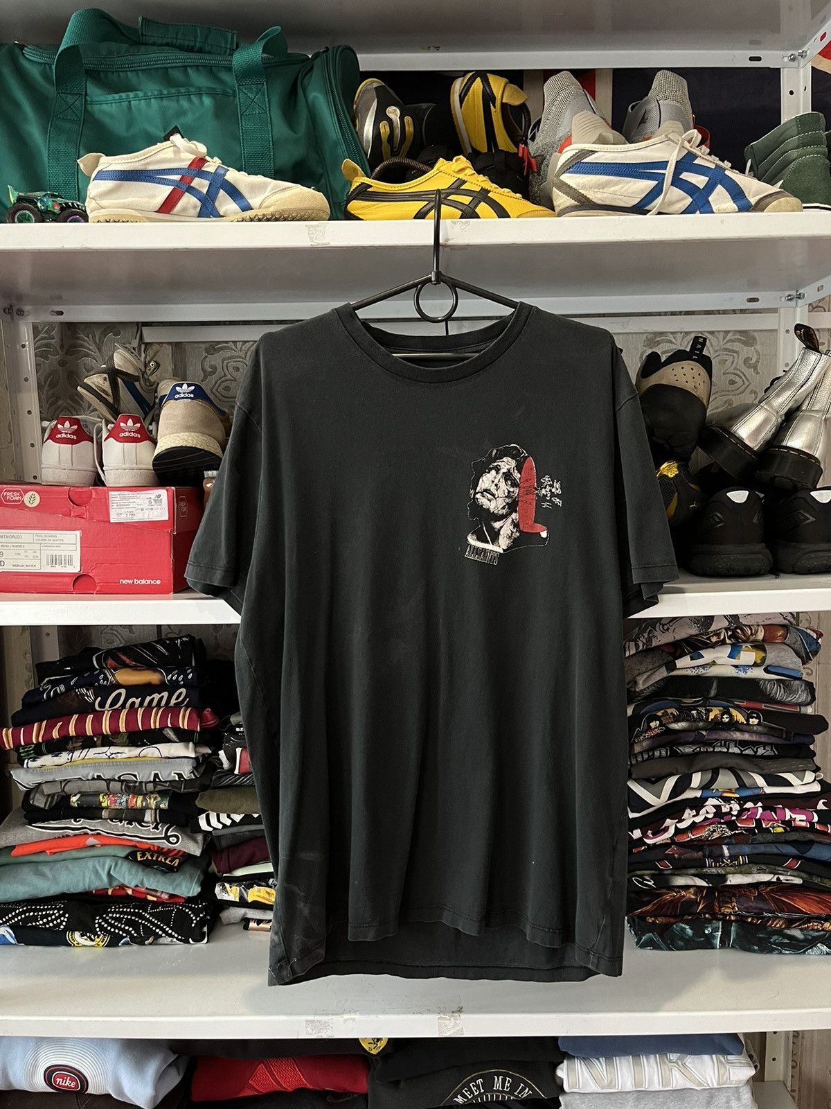 Allsaints Mens Vintage AllSaints T-shirt Logo Basic Tee Art Streetwear Size US XS / EU 42 / 0 - 4 Thumbnail