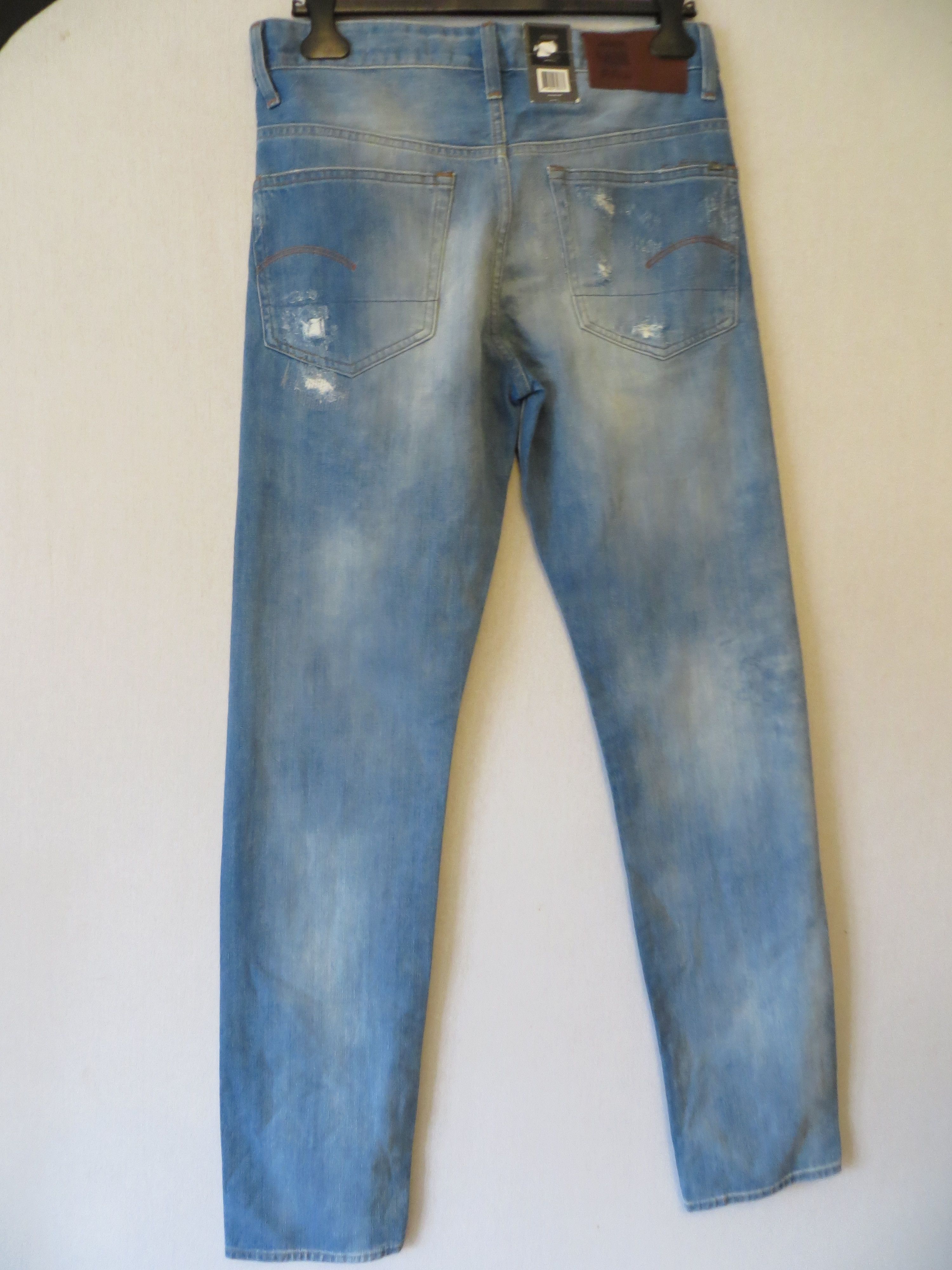 G-Star 3301 TAPERED LT AGED RESTORED 3 JEANS 31 X 34 Size US 31 - 5 Thumbnail