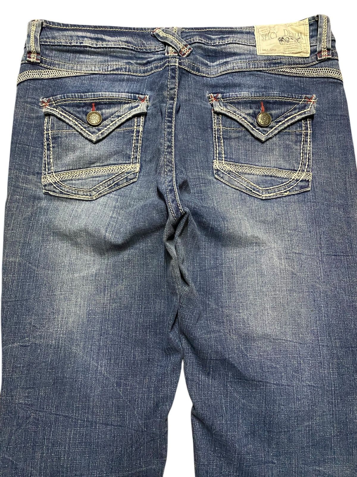Japanese Brand Vintage Japanese Brand Spicy Denim Slim Fits Jeans Size US 34 / EU 50 - 4 Thumbnail