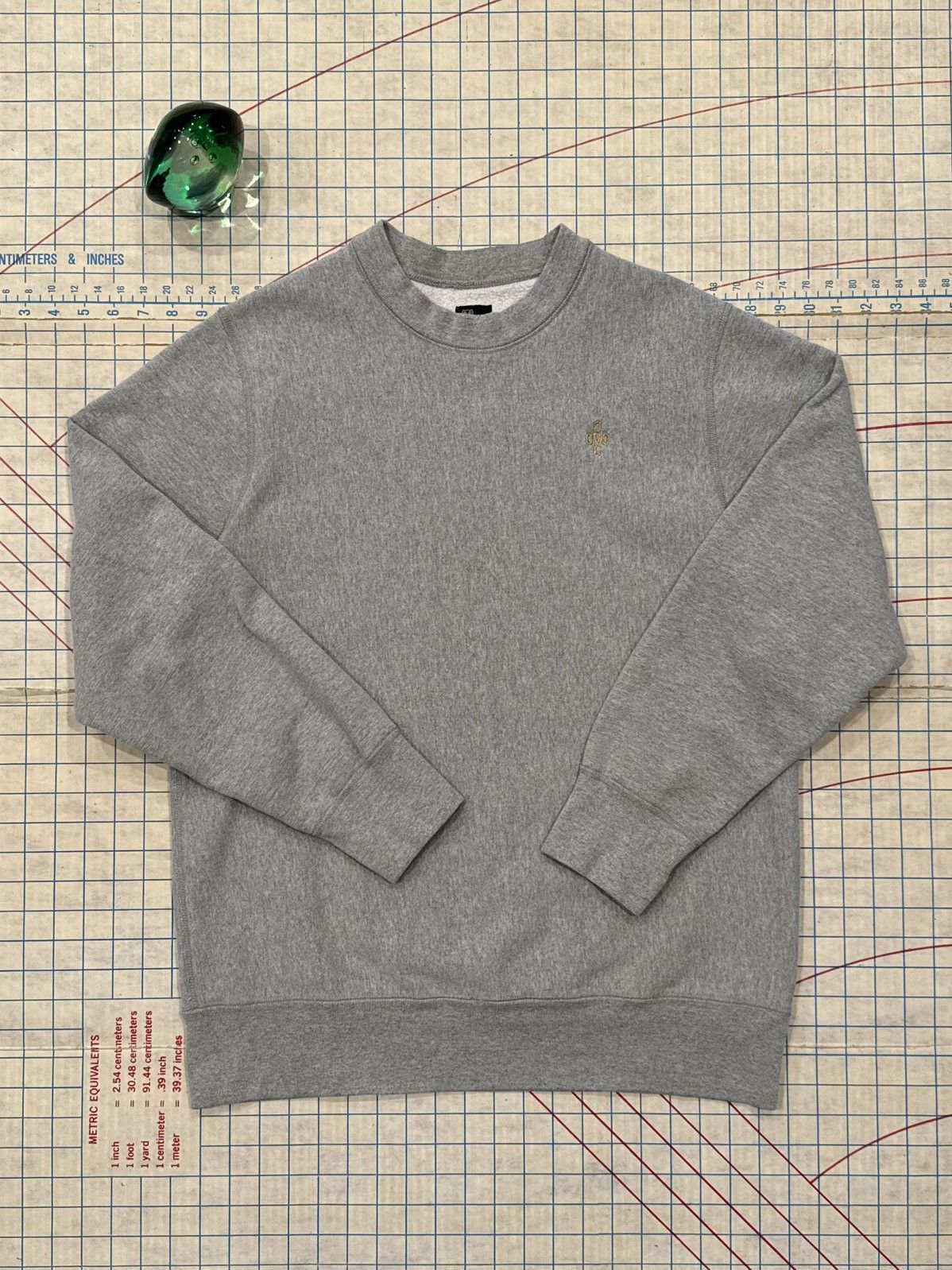 October's Very Own Octobers Very Own OVO Heather Gray Crewneck Mens Large Size US L / EU 52-54 / 3 - 6 Thumbnail