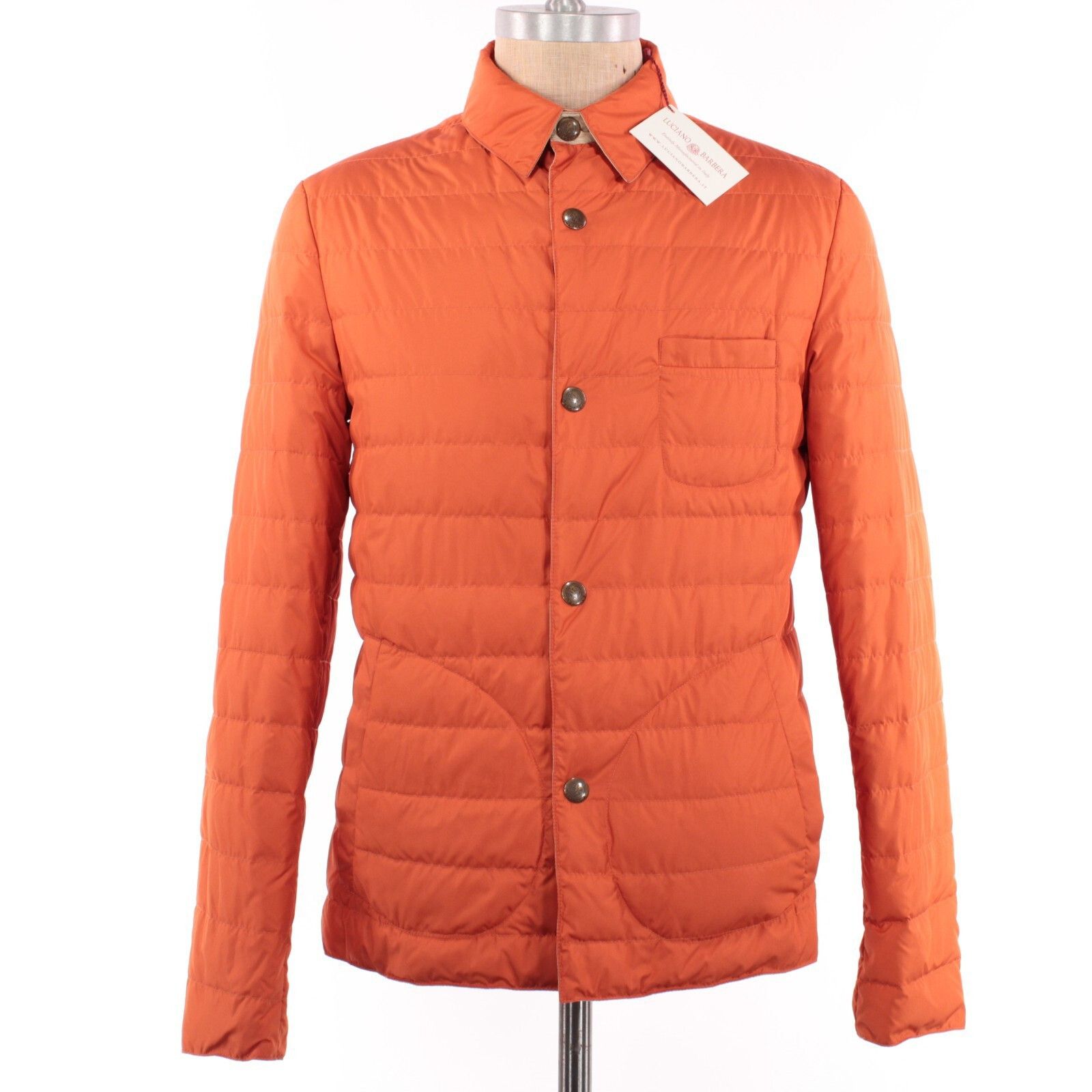Luciano Barbera Luciano Barbera Jacket Size S US In Orange Polyester Size US S / EU 44-46 / 1 - 1 Thumbnail