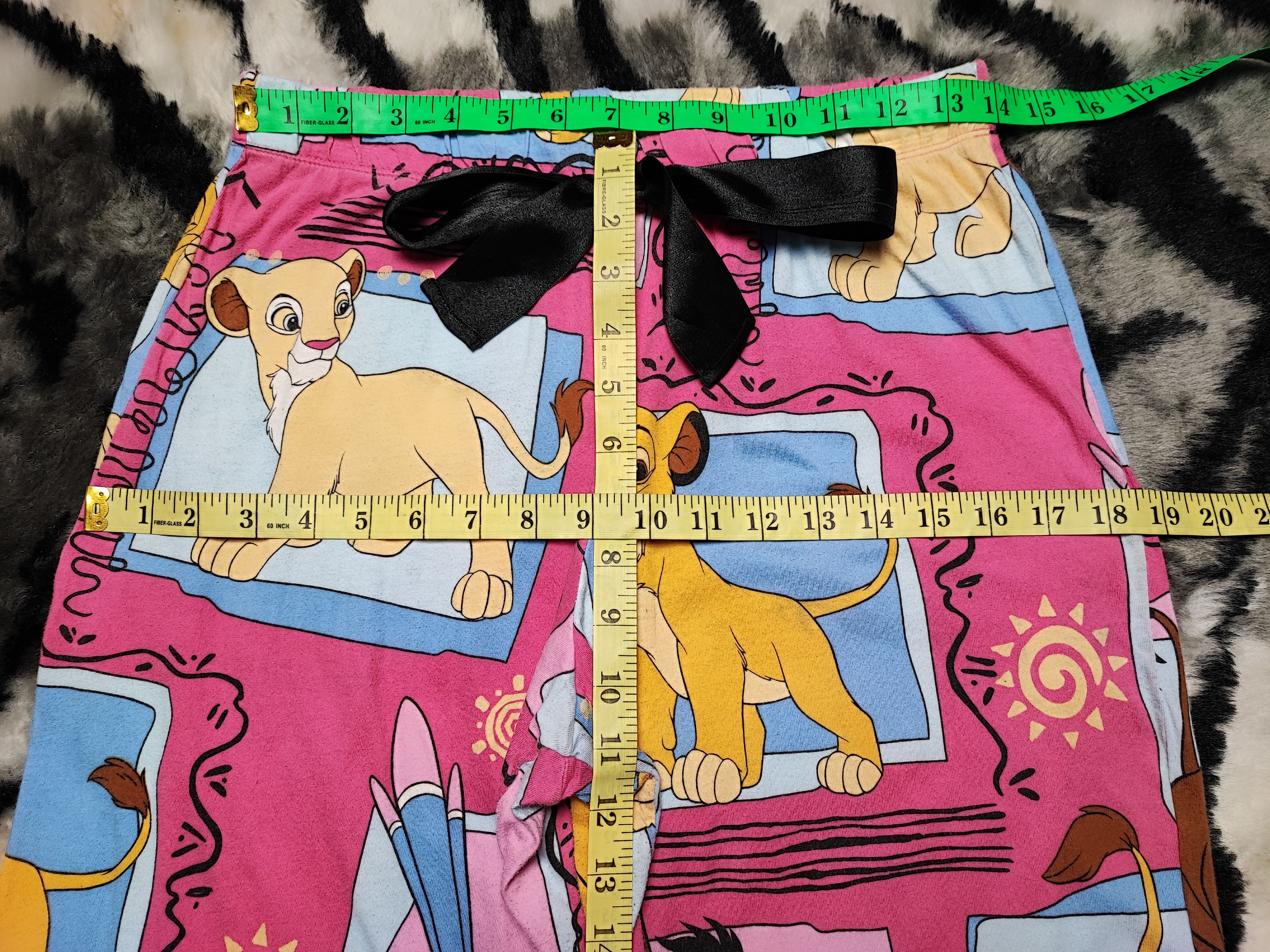 Cartoon Network Lion King Pants Sleepwear Size 28" / US 6 / IT 42 - 11 Thumbnail