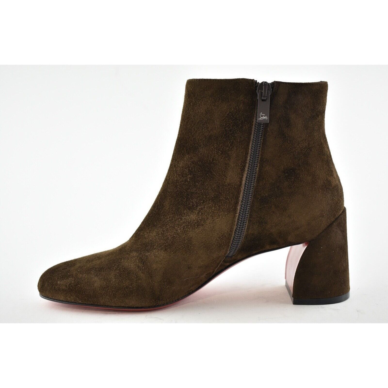 Christian Louboutin Christian Louboutin Turela 55 Arabica Brown Suede Ankle Size US 7.5 / IT 37.5 - 8 Thumbnail