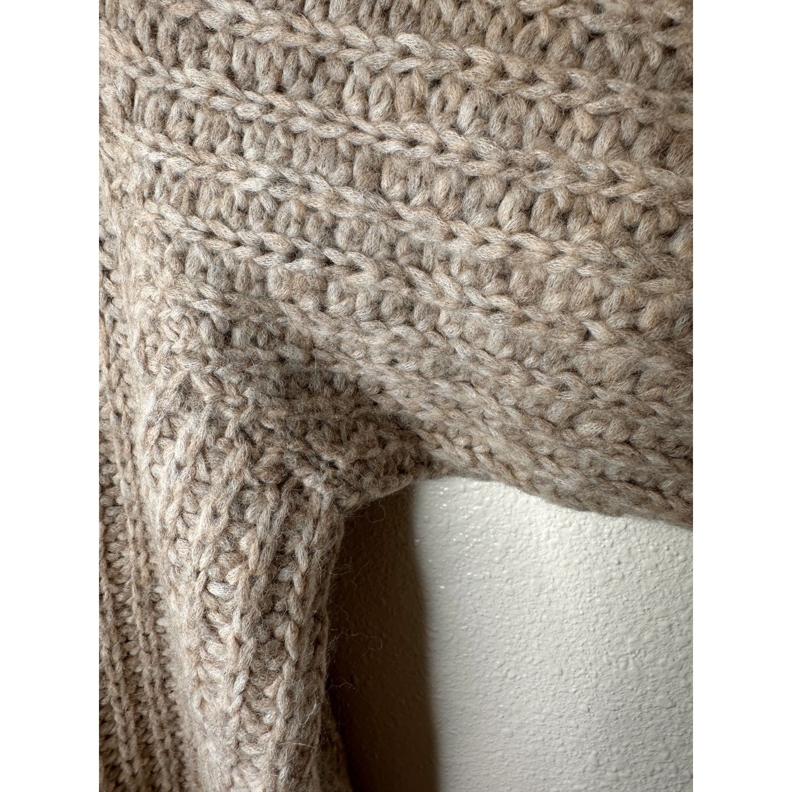 Other Eugene Ong Hand Knit Beige Chunky Knit Long Sleeve Sweater L Size L / US 10 / IT 46 - 5 Thumbnail
