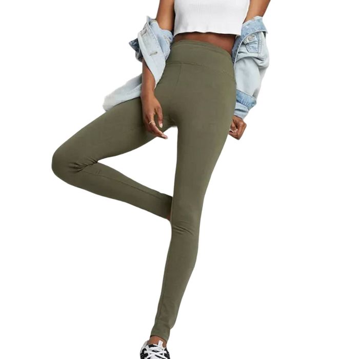 Unlisted Wild Fable XL Women's High-Waisted Classic Leggings, Olive
