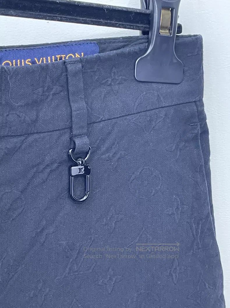 Louis Vuitton Louis Vuitton Black full-print presbyopic slacks pants Size US 38 / EU 54 - 5 Thumbnail