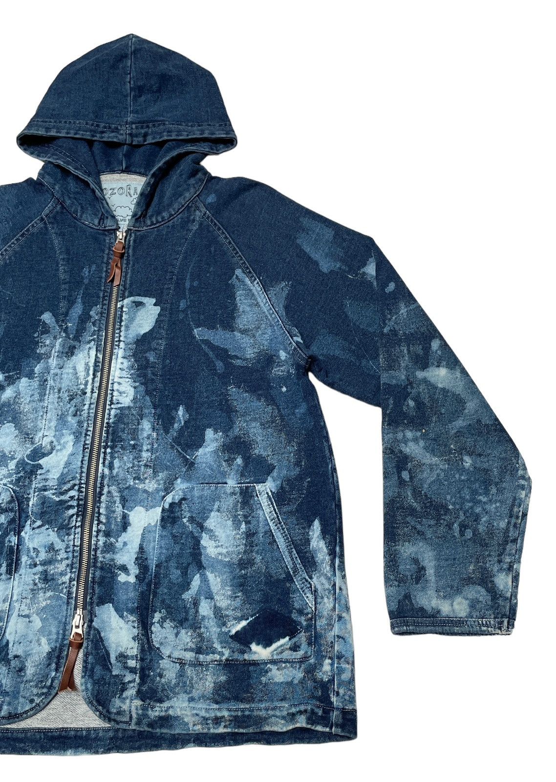 Japanese Brand × Vintage Vintage Aozora Blue Heaven Stretchable Denim Jacket 2000s Size US L / EU 52-54 / 3 - 5 Thumbnail