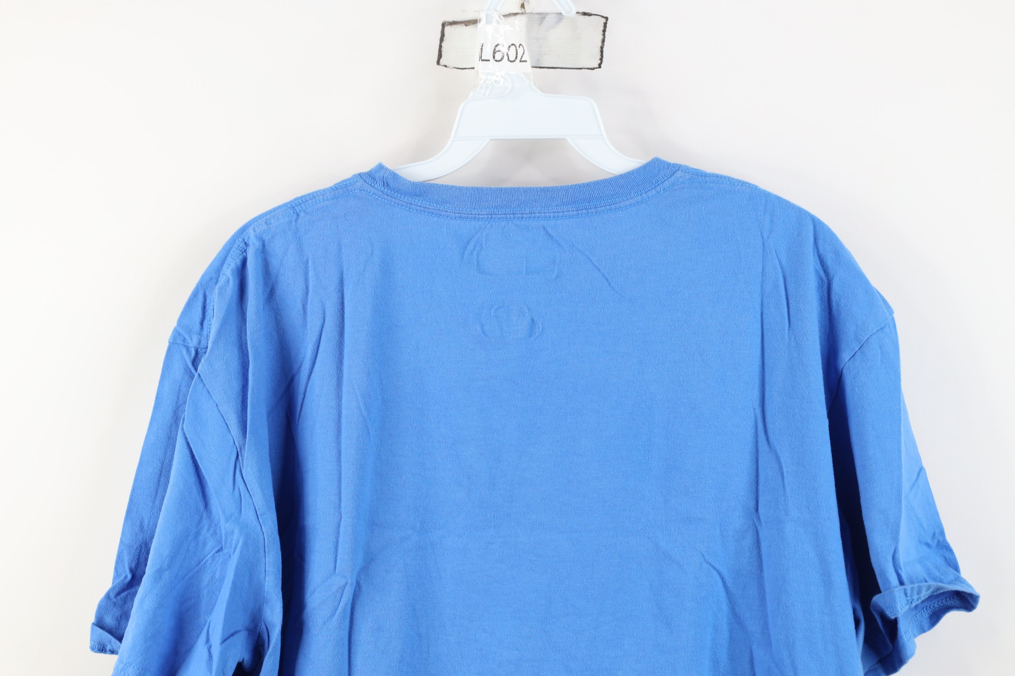 Vintage Vintage Y2K NFL Lions Football Short Sleeve T-Shirt Blue Size US XL / EU 56 / 4 - 13 Thumbnail