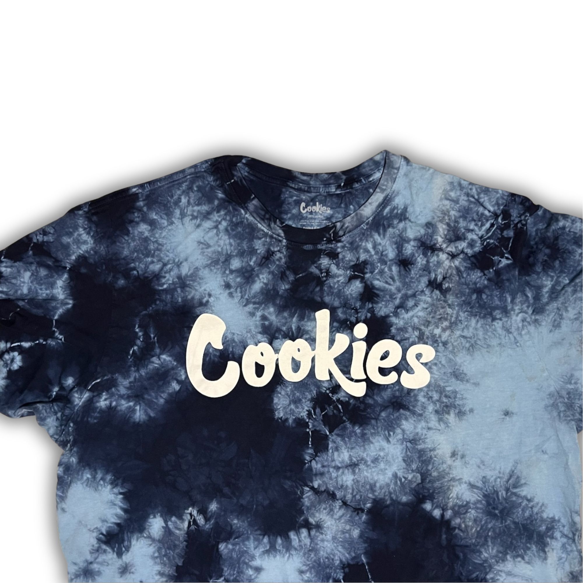 Cookies Cookies SF Original Logo Tie-Dye T-Shirt XXXL Navy/White 100 Size US XXL / EU 58 / 5 - 4 Thumbnail