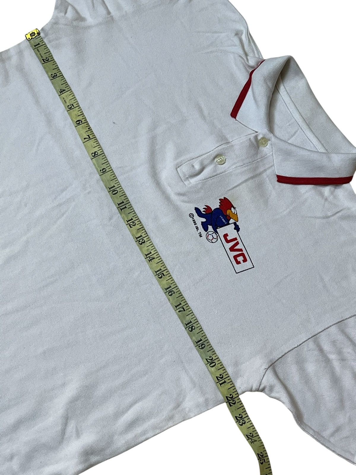 Vintage Vintage 90s FRANCE FIFA WORLDCUP 98 sponsor by jvc shirts Size US L / EU 52-54 / 3 - 10 Thumbnail