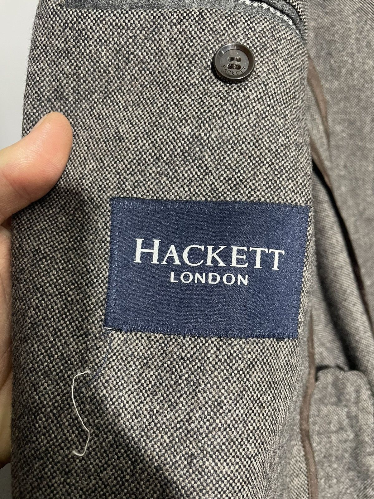 Hackett Hackett London Wool and Cashmere men’s blazer Size 44R - 12 Thumbnail