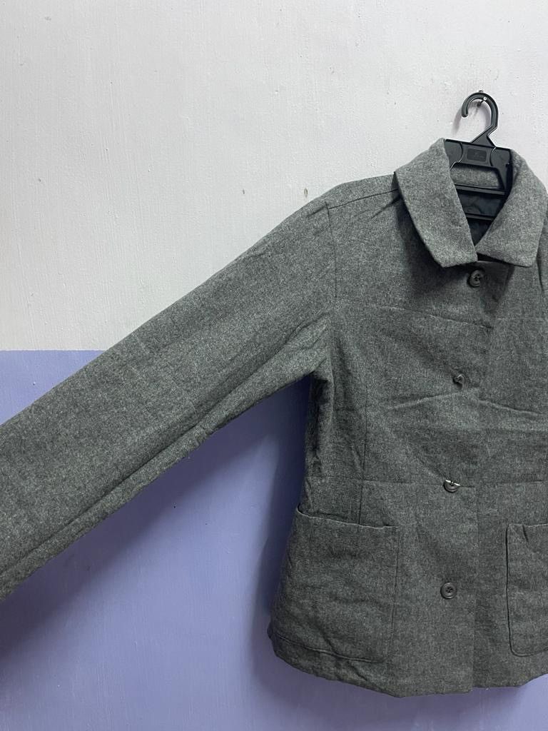 Issey Miyake 90s ISSEY MIYAKE by Plantation Wool Reversible Black Jacket Size US M / EU 48-50 / 2 - 2 Thumbnail