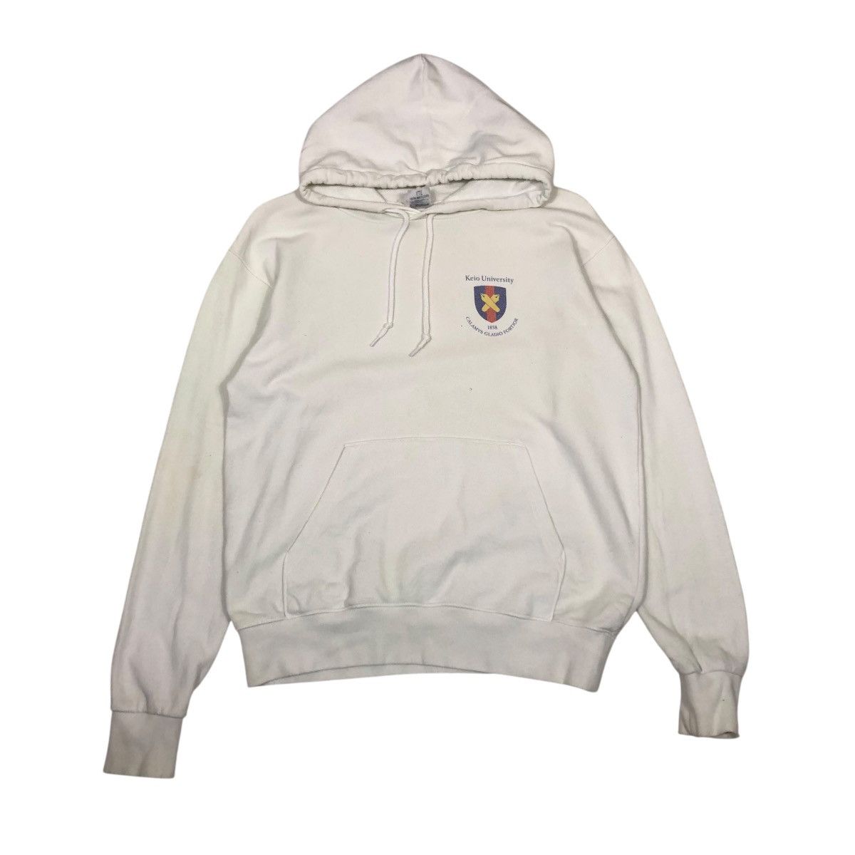 Vintage 🔥VINTAGE HOODIE PULL OVER KEIO UNIVERSITY 1858 BIG LOGO Size US M / EU 48-50 / 2 - 1 Thumbnail