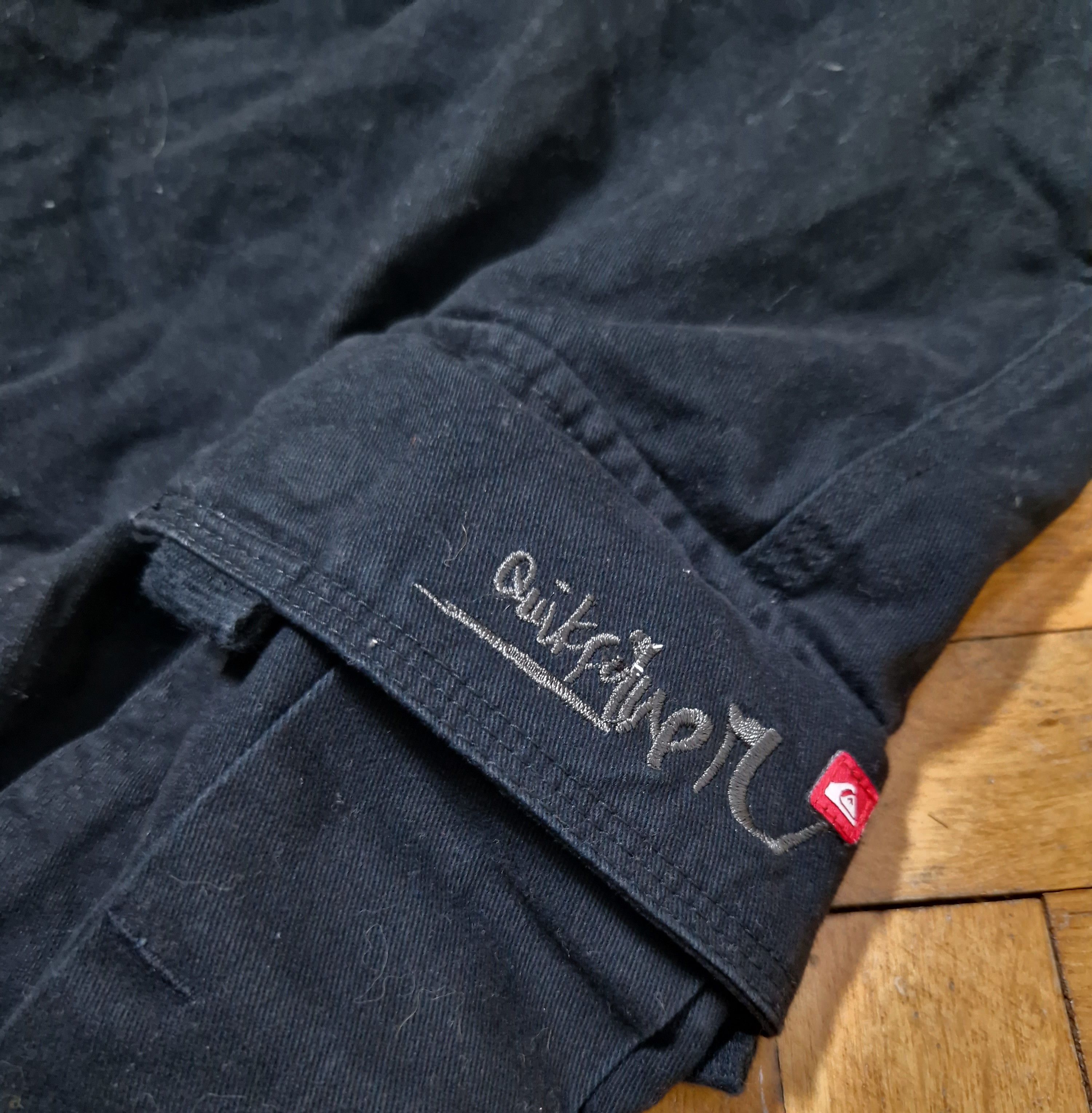 Quiksilver × Vintage Quiksilver vintage black cargo pants y2k Size US 34 / EU 50 - 4 Thumbnail
