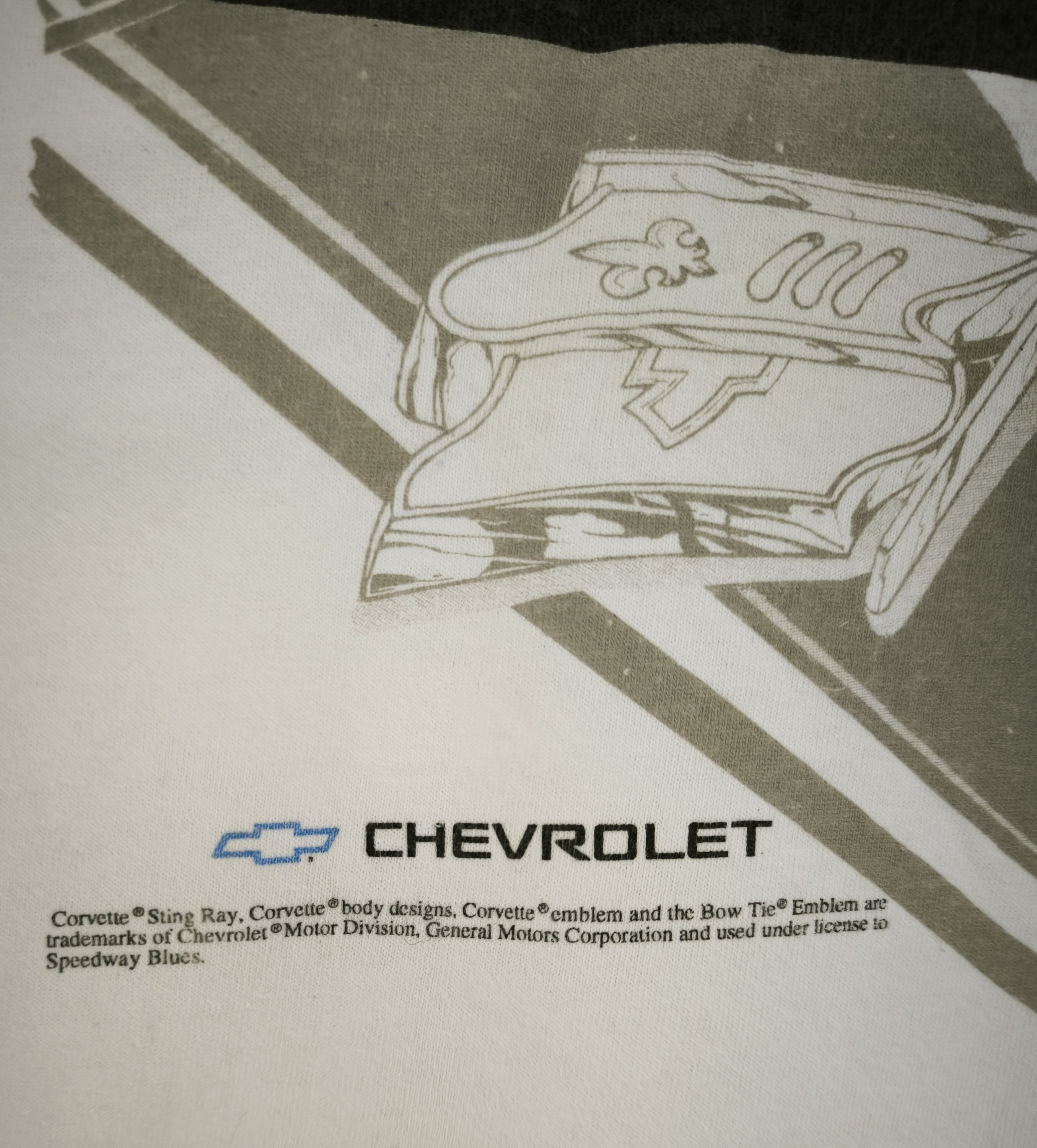 Vintage Vtg 1992 CHEVROLET CORVETTE tee Size US XXL / EU 58 / 5 - 2 Thumbnail