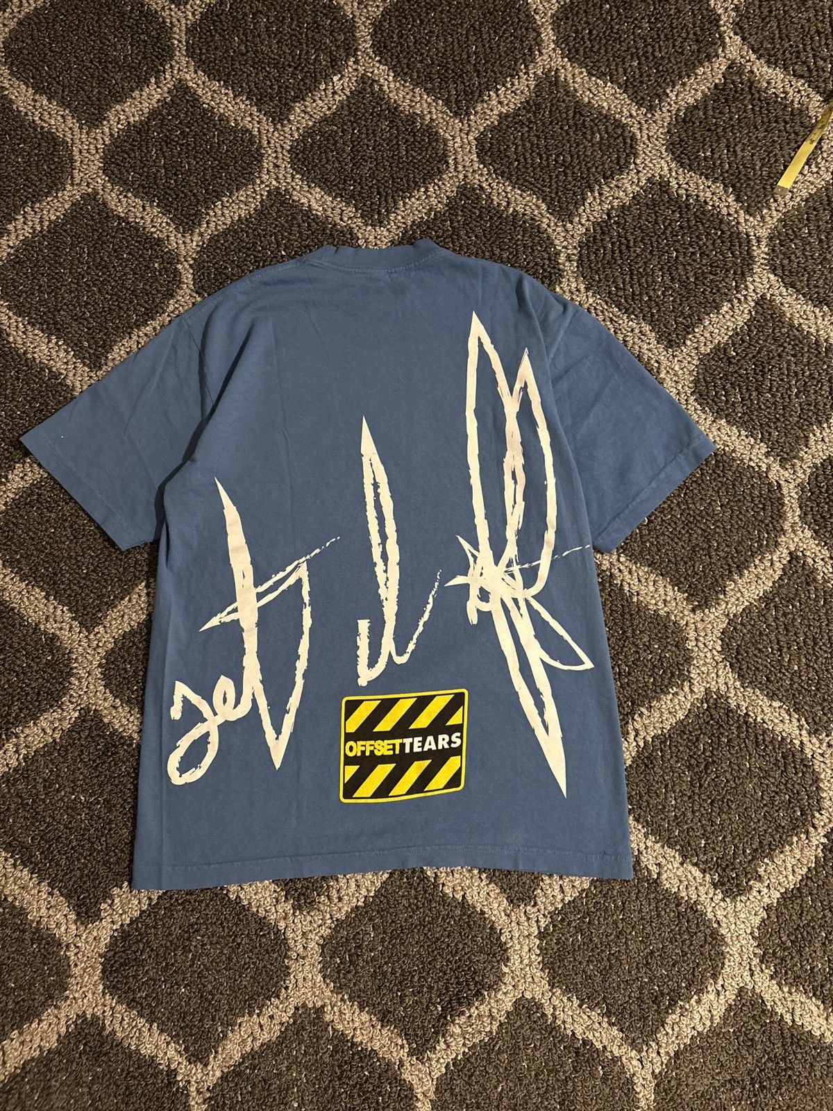 DENIM TEARS Denim Tears x Offset tee Blue Size US M / EU 48-50 / 2 - 2 Thumbnail