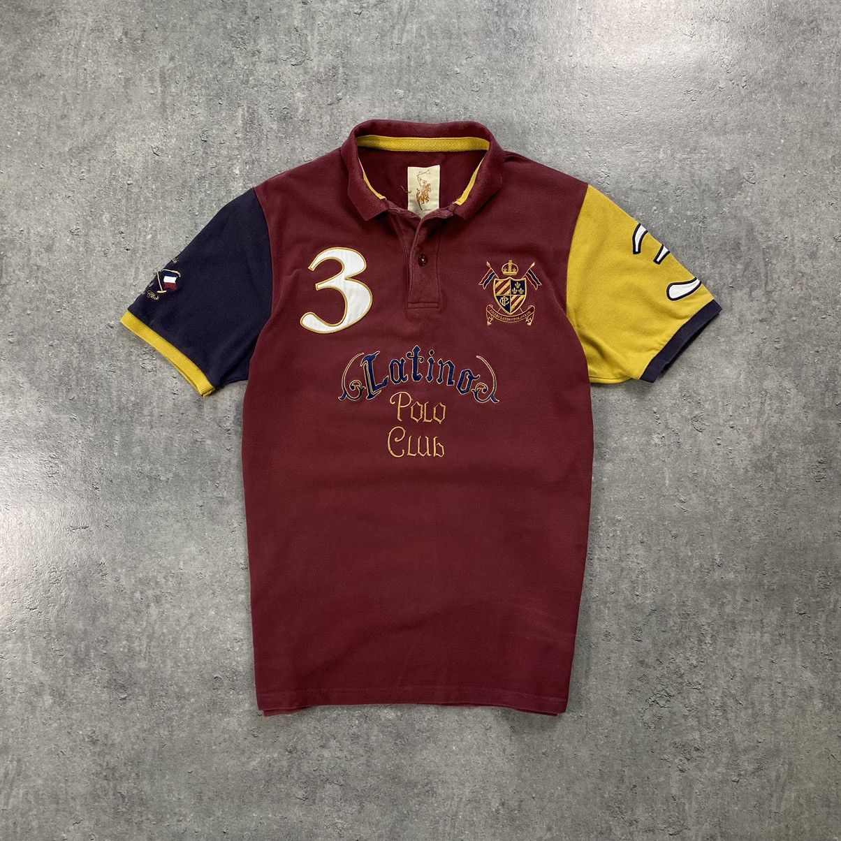 Japanese Brand × Vintage Polo Club Latino 3 Vintage Chief Keef Style Polos T-Shirt Size US M / EU 48-50 / 2 - 1 Thumbnail