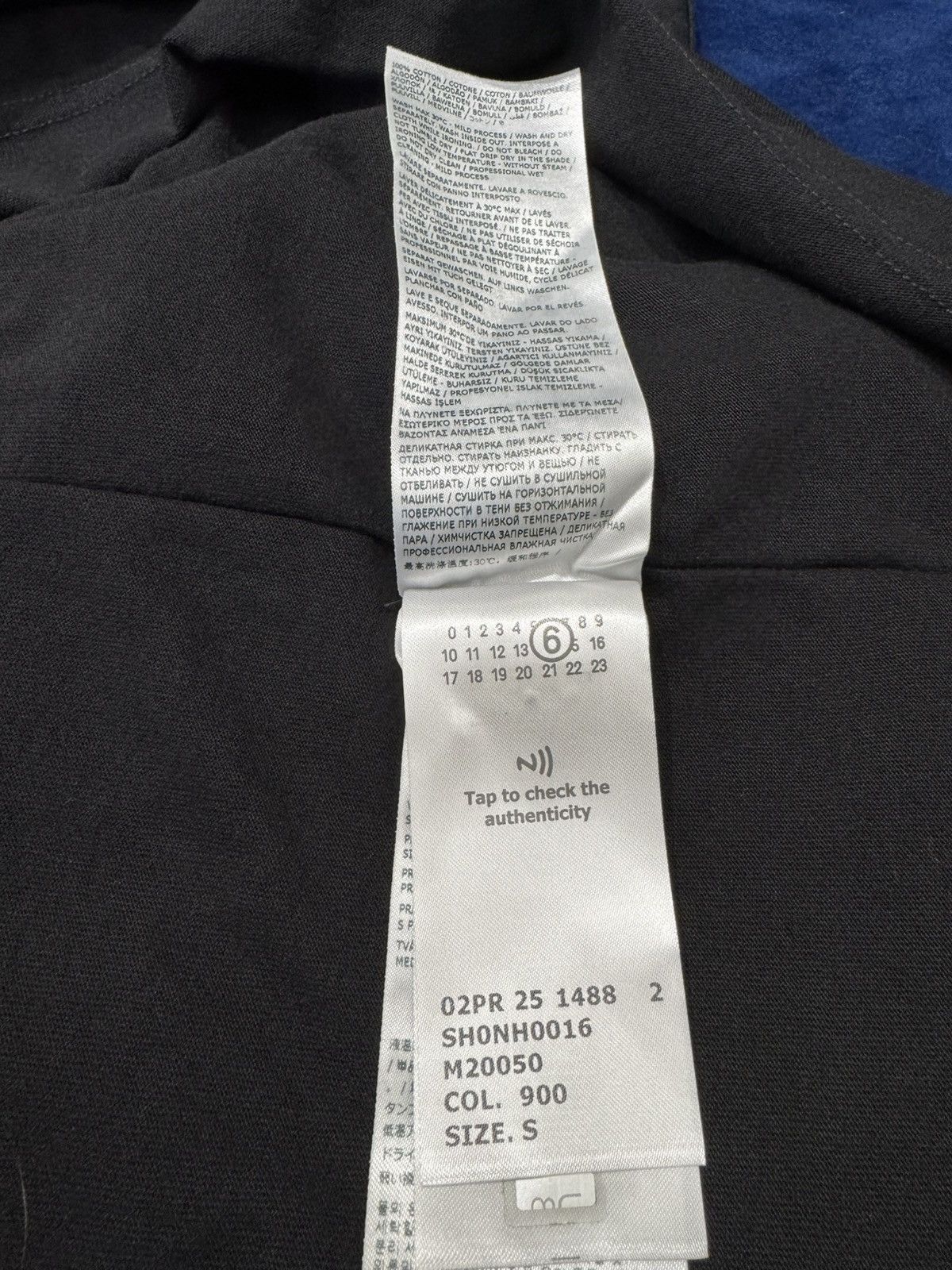Maison Margiela NWT Pocket Logo Long Sleeve T-Shirt - Black, S Size US S / EU 44-46 / 1 - 6 Thumbnail