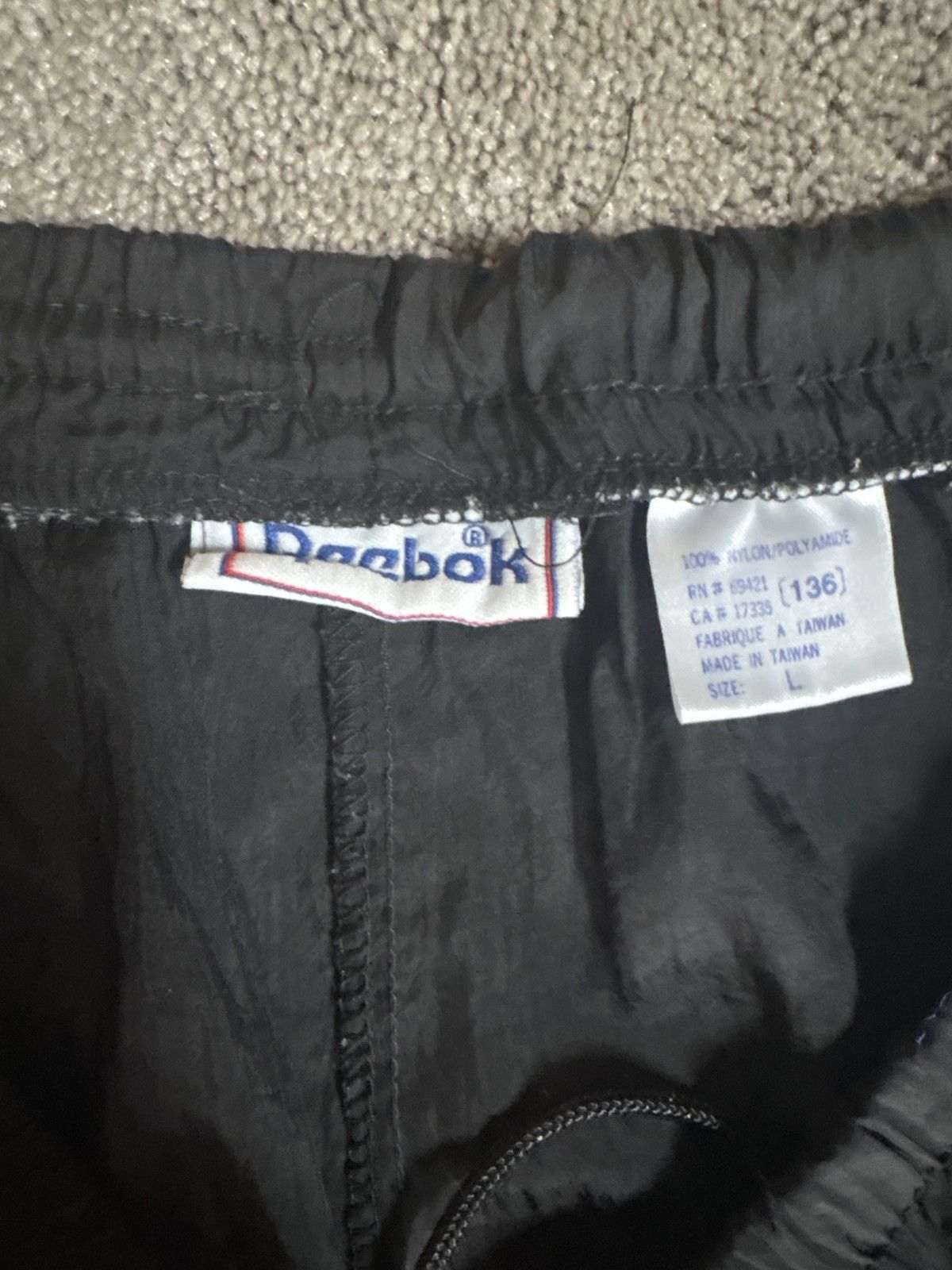 Reebok Reebok Black Track Pants Size US 30 / EU 46 - 3 Thumbnail