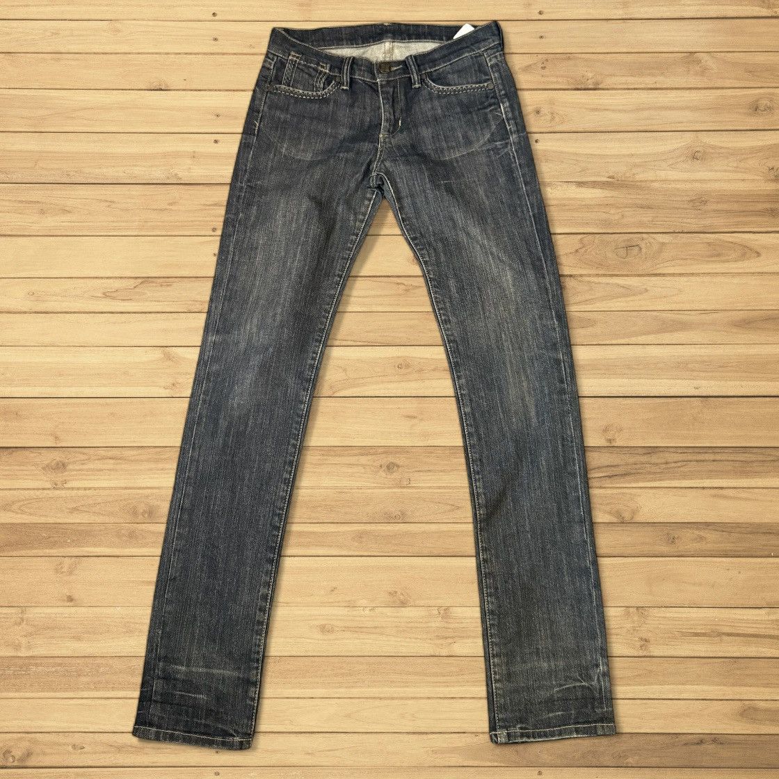 Beauty Beast 🔥🔥 Bcbg Maxazria Dark Wash Rhinestone Denim Size 27" / US 4 / IT 40 - 1 Thumbnail