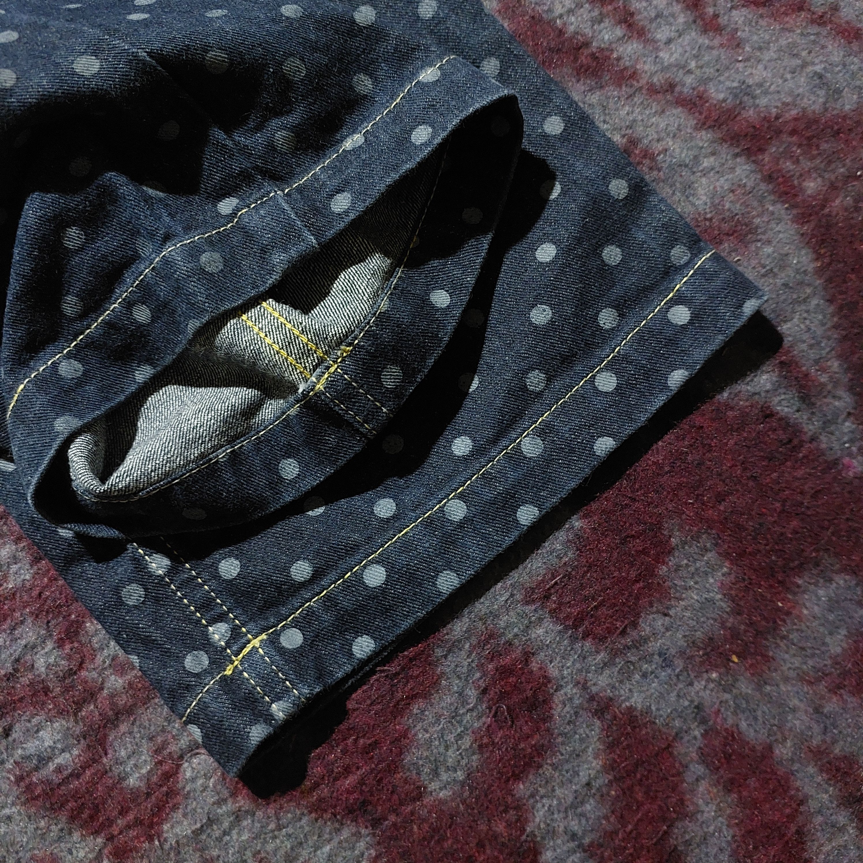 Kapital Kapital polca Clown button down denim pants Size US 32 / EU 48 - 6 Thumbnail
