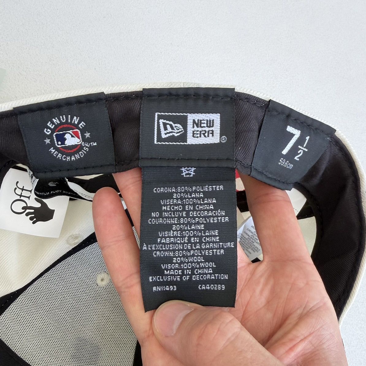 MLB × Off-White ‘Cut Out’ New Era LA Dodgers Baseball Cap Size ONE SIZE - 18 Thumbnail