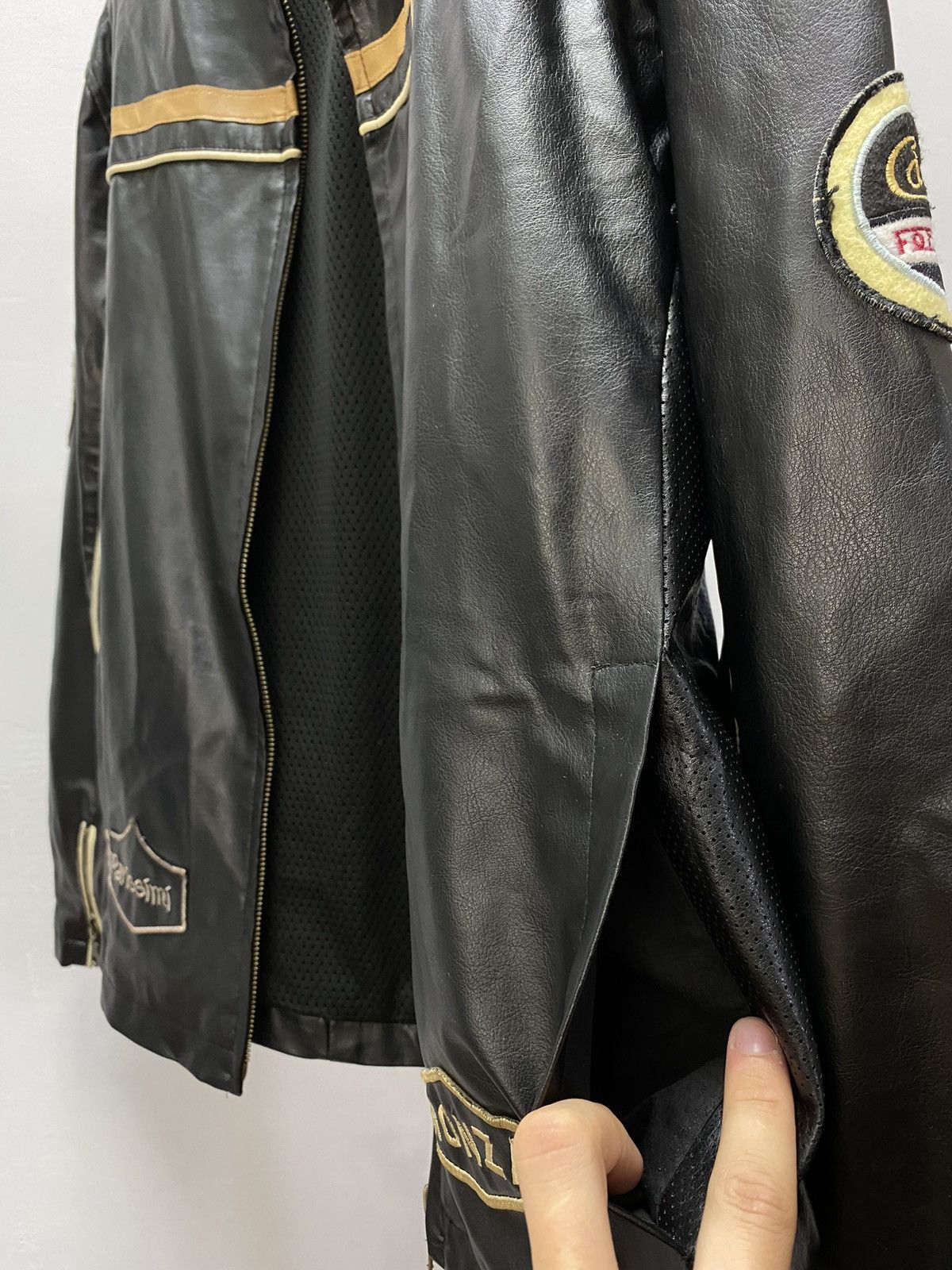 Japanese Brand × Vintage Vintage Tokyo Speed Leather racing Y2K jacket Size US L / EU 52-54 / 3 - 10 Thumbnail