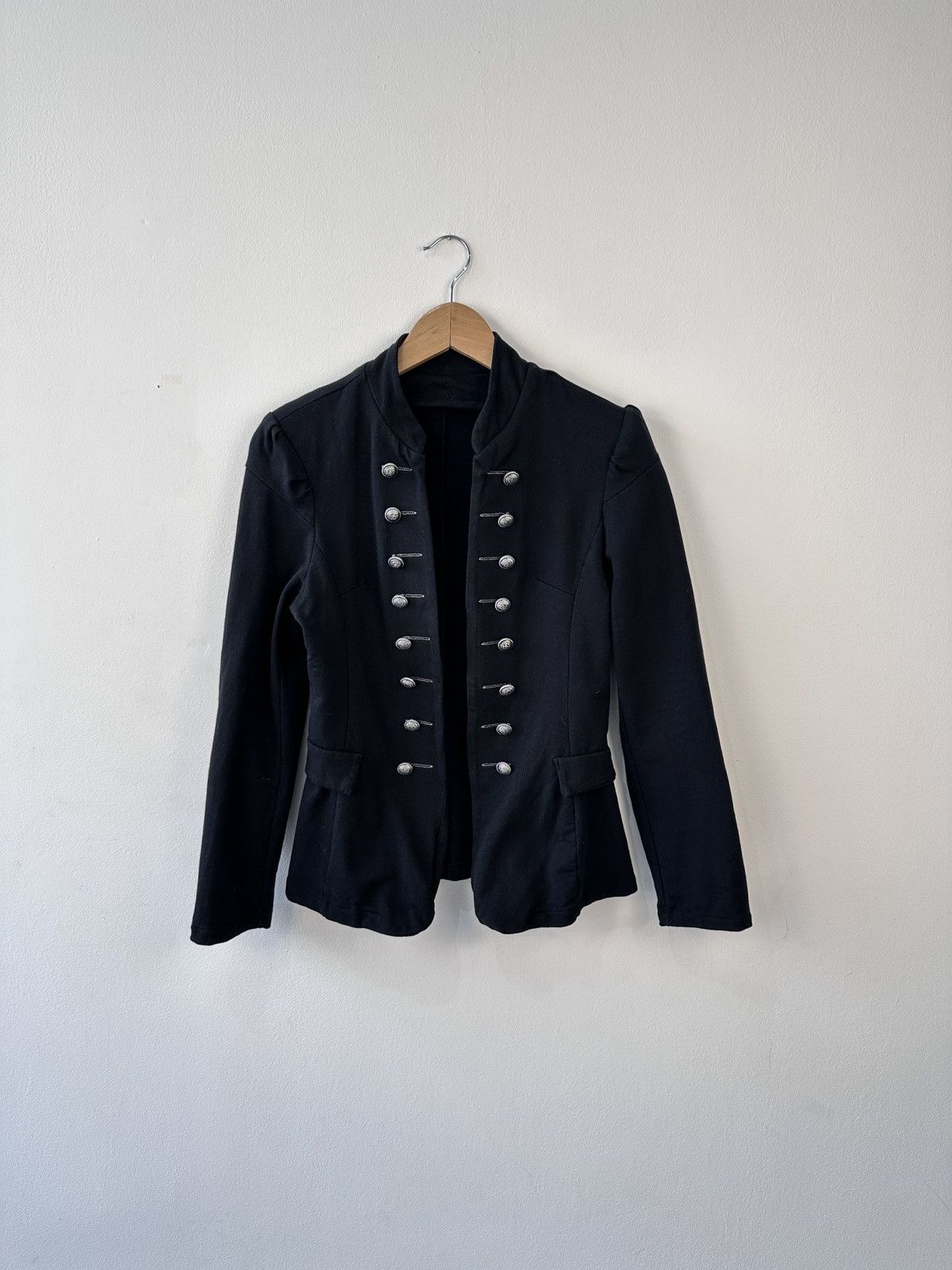 If Six Was Nine Napoleon Hussar Military Jacket Steampunk Gothic Blazer M Size M / US 6-8 / IT 42-44 - 1 Thumbnail