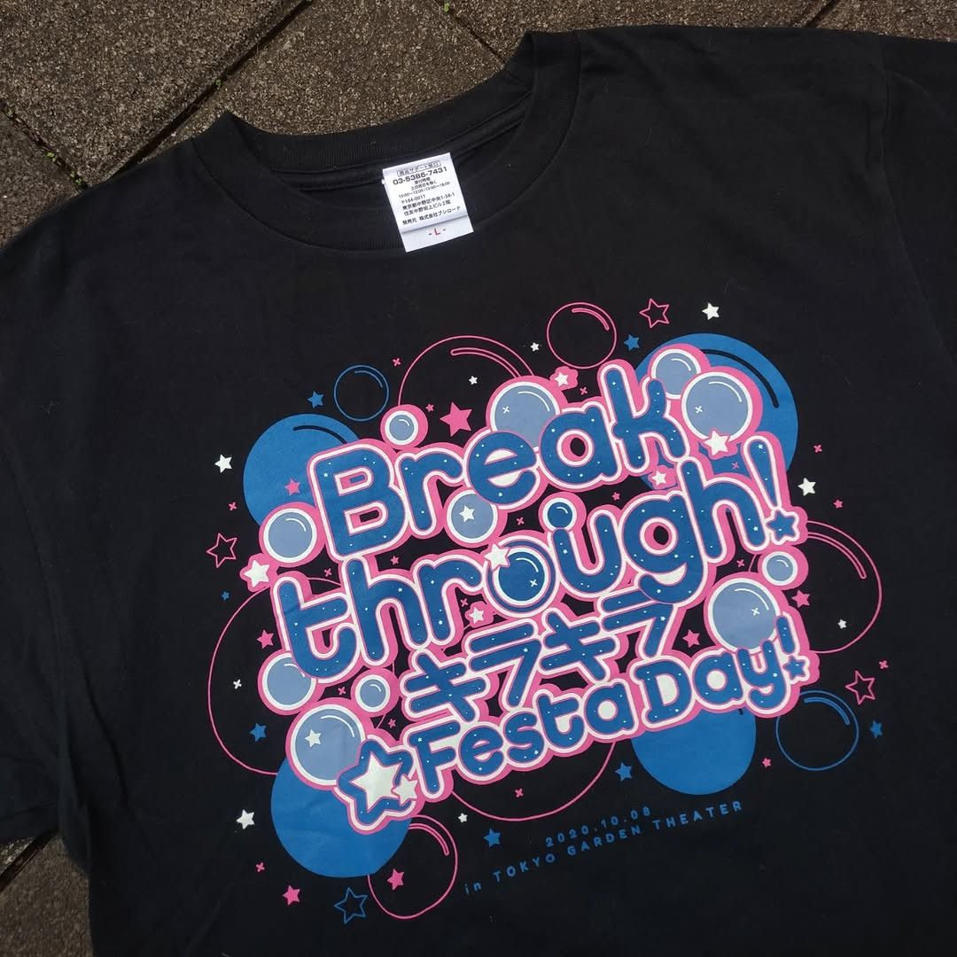 Anime BanG Dream! Poppin'Party Live 2020 Tee Size US L / EU 52-54 / 3 - 3 Thumbnail