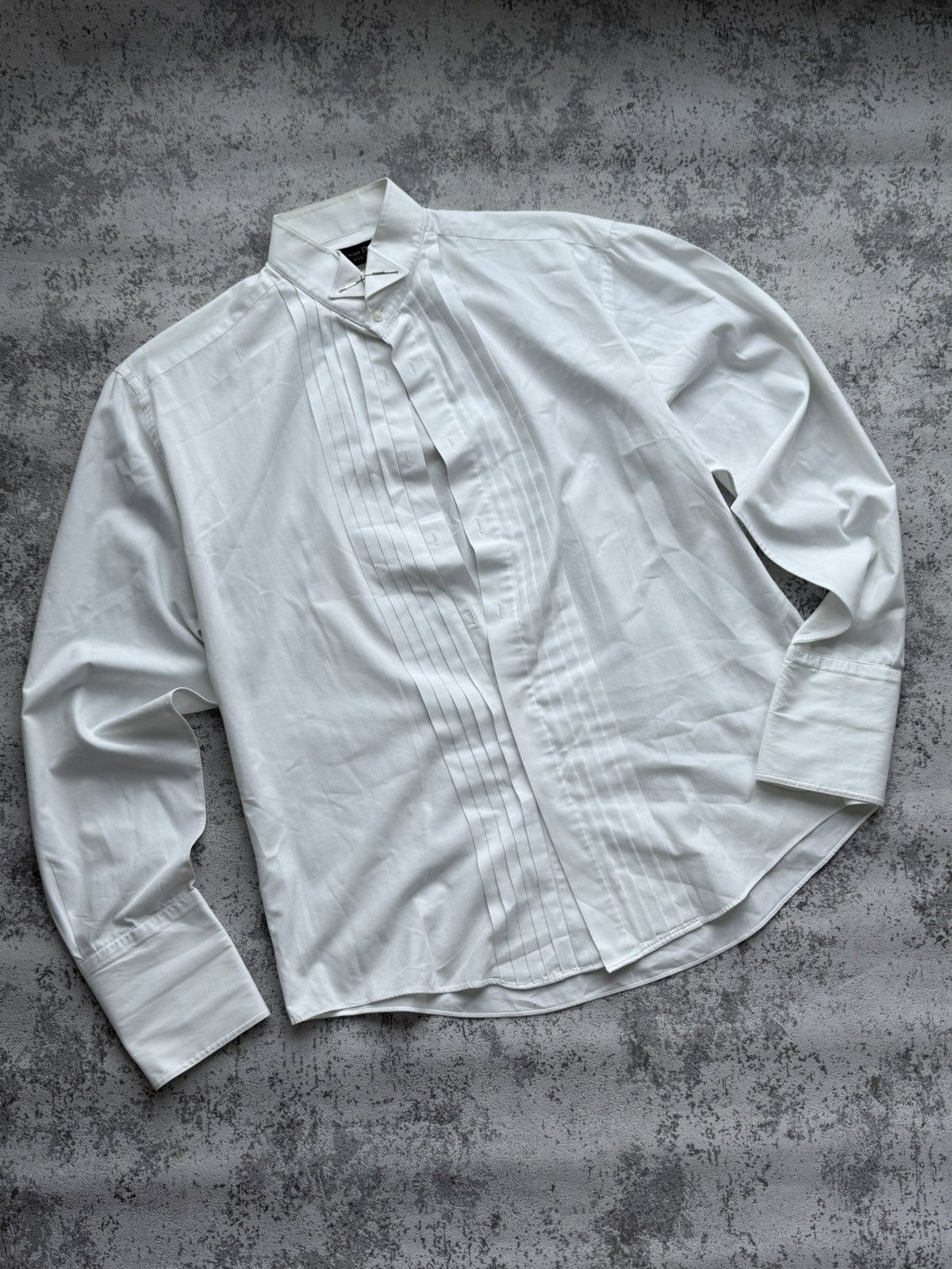 Christian Dior Monsieur Archive Christian Dior Vintage Avant Garde Shirt Size US L / EU 52-54 / 3 - 1 Thumbnail
