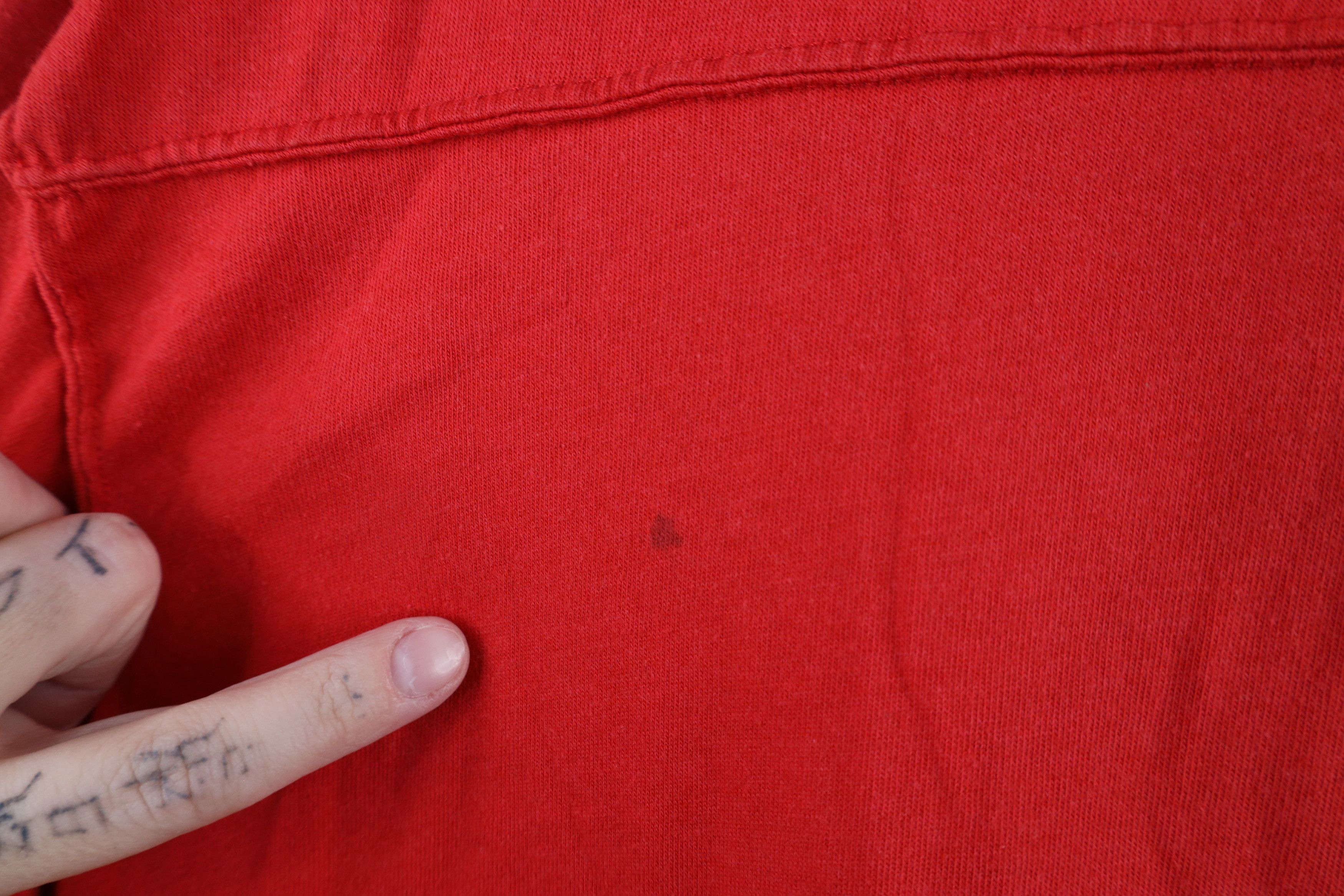 Vintage Vintage 90s Streetwear Blank Short Sleeve Henley T-Shirt Red Size US XL / EU 56 / 4 - 8 Thumbnail