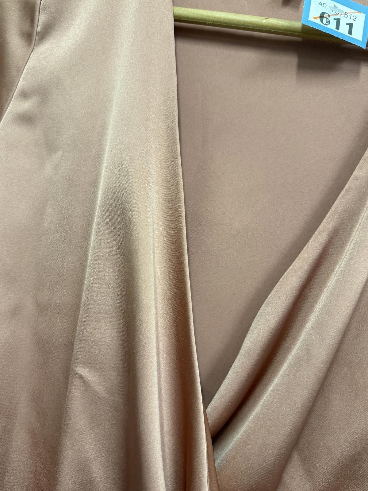 Guess Guess Satin Wrap Blouse with Tie Detail, Size S Size S / US 4 / IT 40 - 3 Thumbnail
