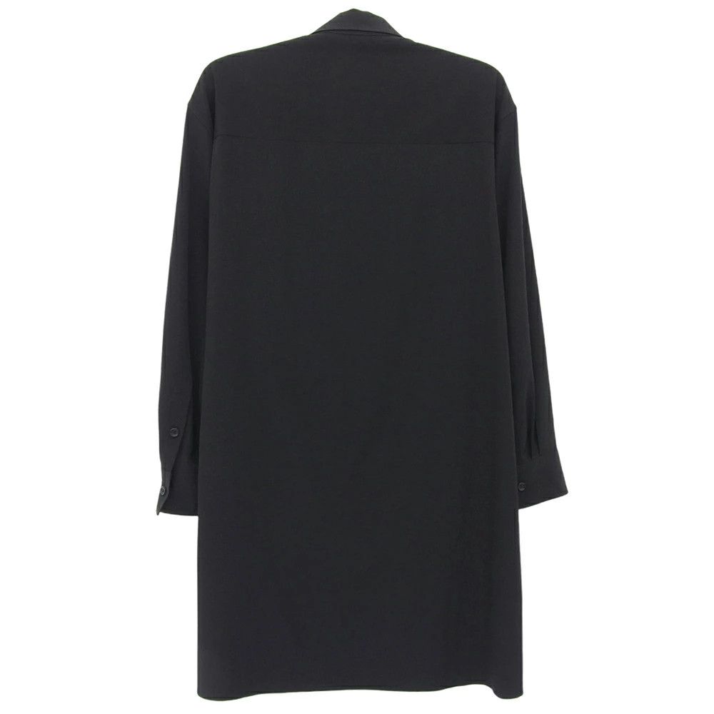 Yohji Yamamoto Yohji Yamamoto POUR HOMME Open Collar Tuxedo Long Shirt Size US M / EU 48-50 / 2 - 2 Thumbnail