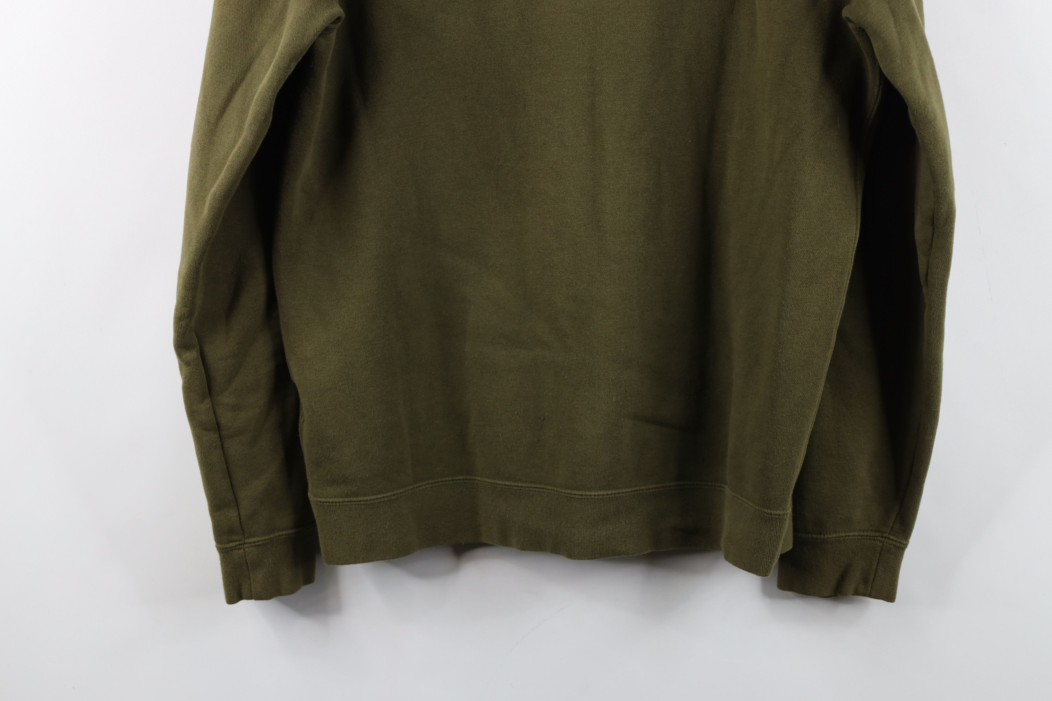 Nike Vintage Y2K Nike Mini Swoosh Full Zip Hoodie Olive Green Size US S / EU 44-46 / 1 - 15 Thumbnail