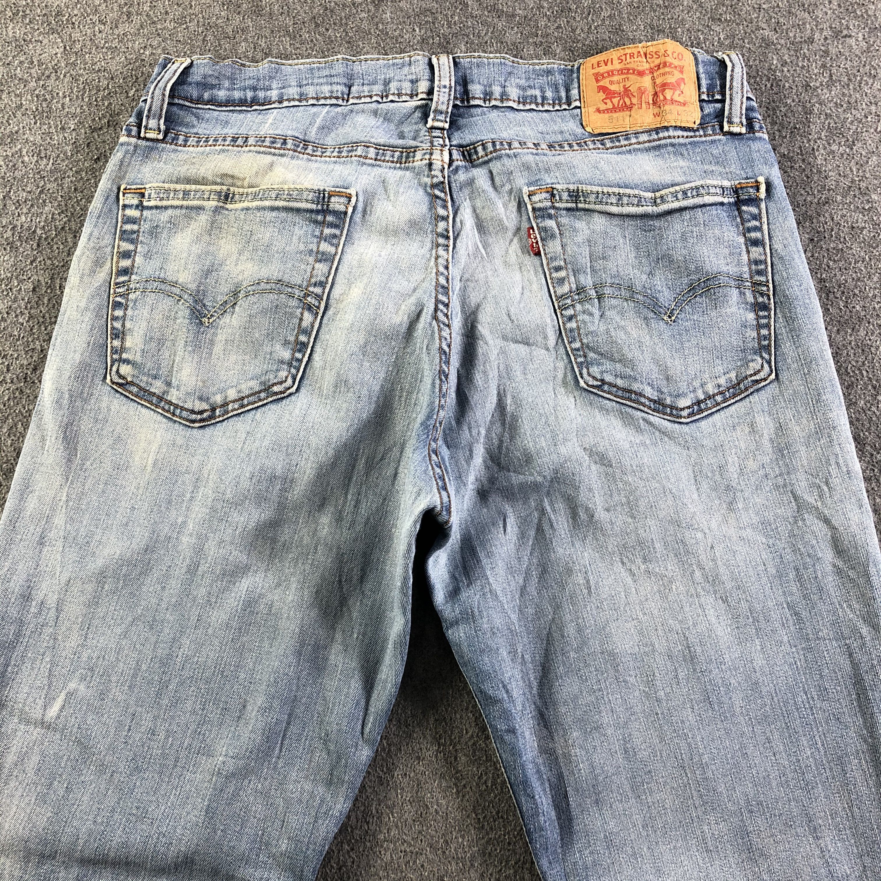 Levi's Vintage Blue Wash Levis 511 Jeans-J4207 Size US 32 / EU 48 - 4 Thumbnail