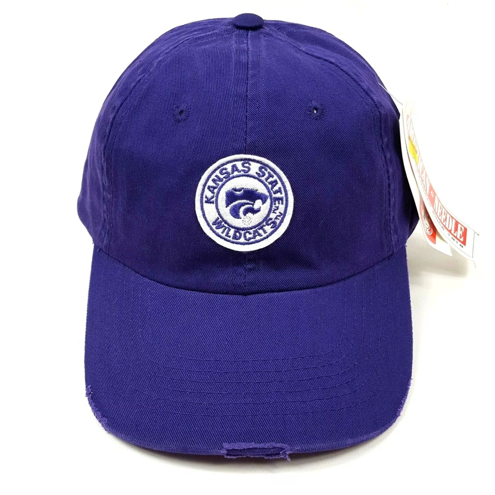 American Needle VINTAGE Kansas State Wildcats KSU Purple Snapback Hat Baseball Cap Y2K Sports Retro Size ONE SIZE - 2 Thumbnail