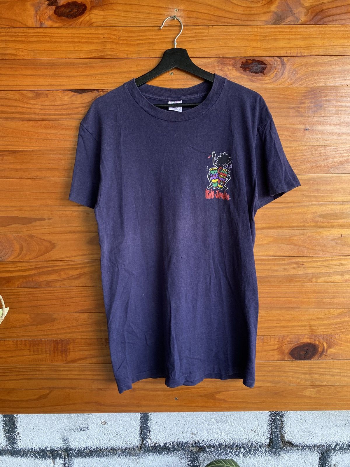 Vintage Vintage 90s Rasta Farm Negril Jamaica Graphic T-Shirt | Size US M / EU 48-50 / 2 - 3 Thumbnail