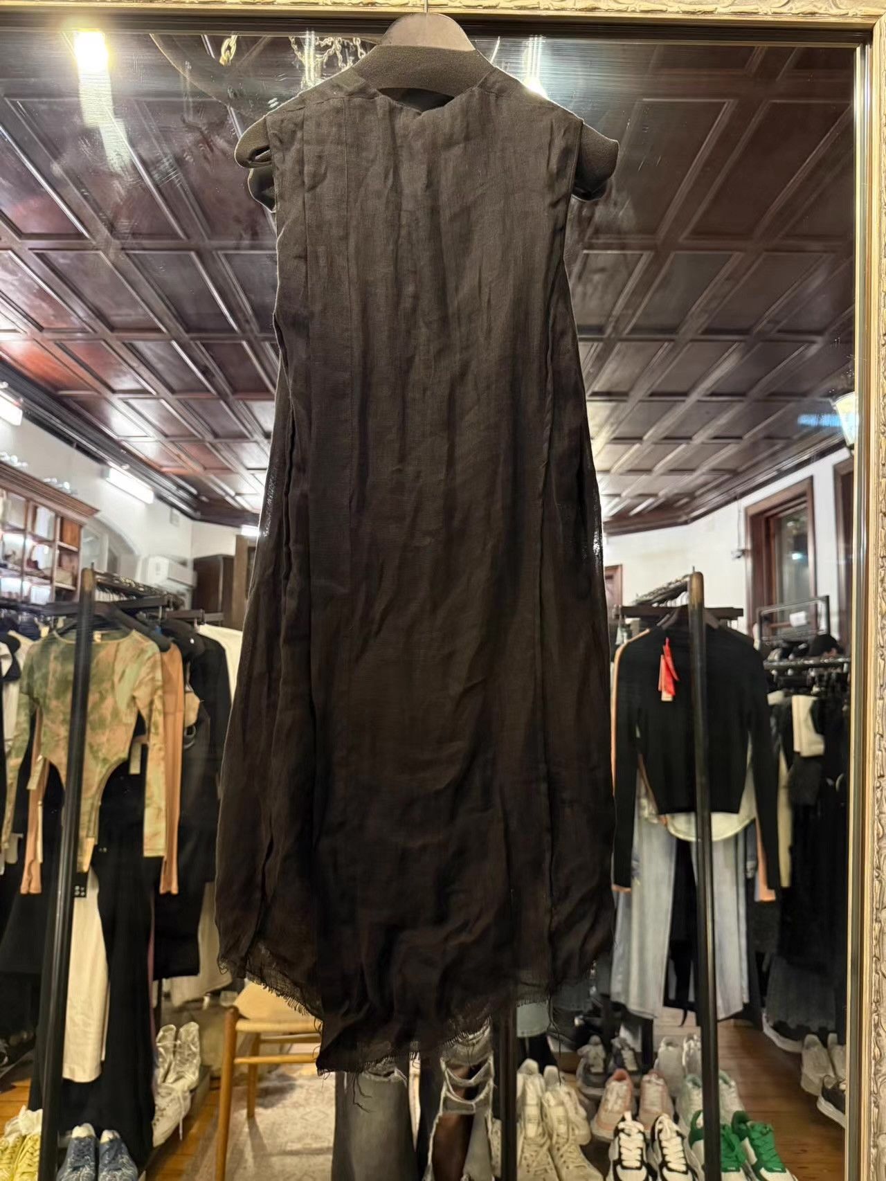 Masnada Masnada 16SS Women's Black Gilet, Ｑ25 Size XS / US 0-2 / IT 36-38 - 2 Thumbnail